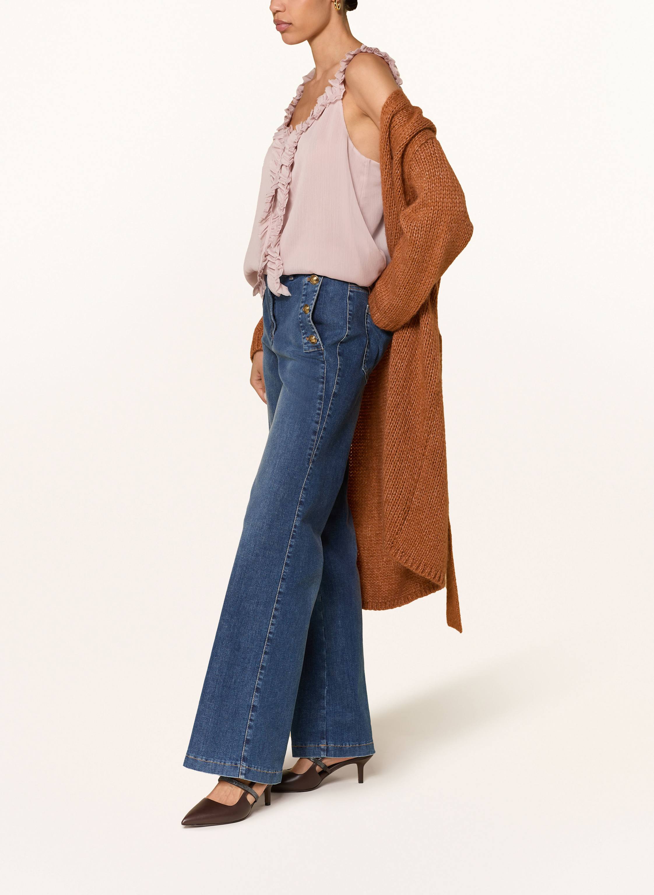 Thumbnail - Luisa Cerano Strickhülle Mit Alpaka braun