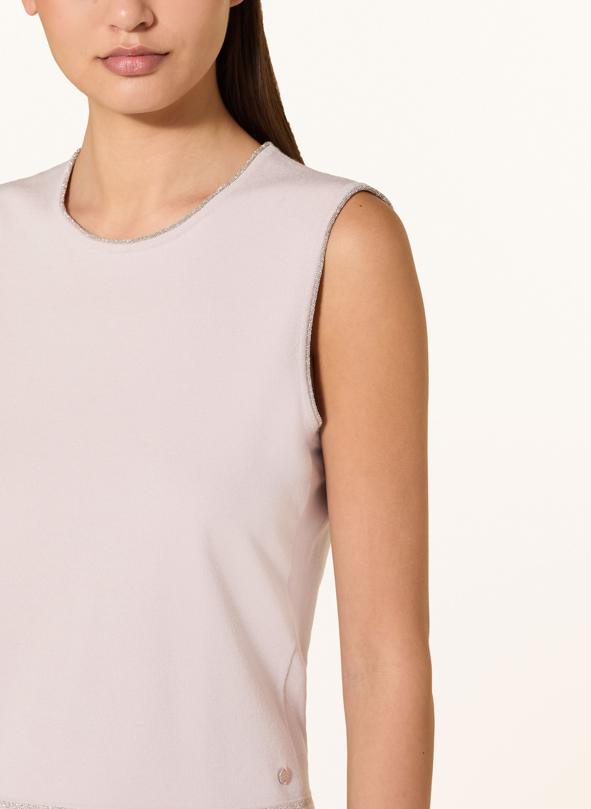 Thumbnail - Marc Cain Top Mit Glitzergarn beige