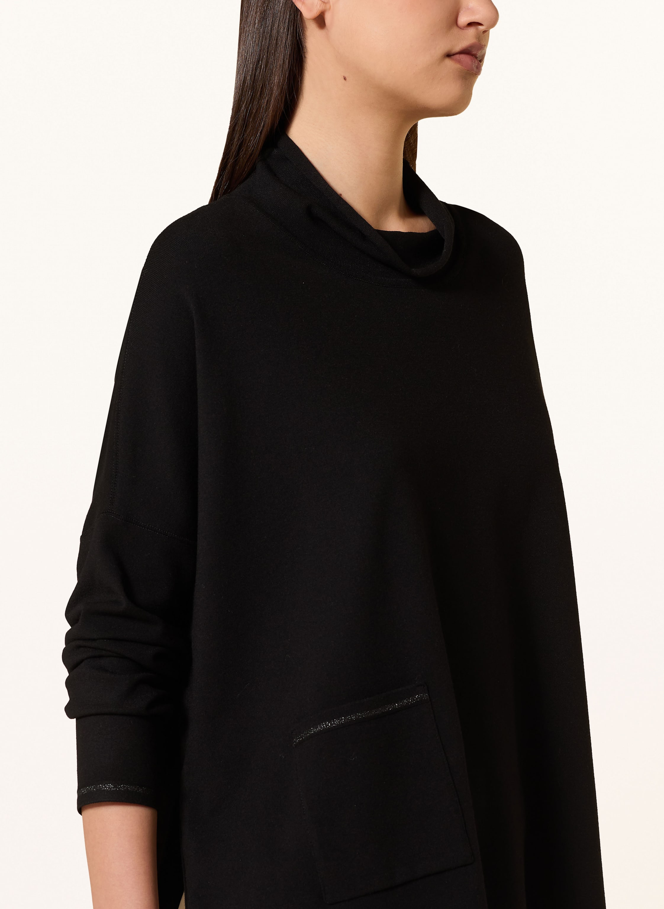 Thumbnail - Marc Cain Pullover Mit Glitzergarn schwarz