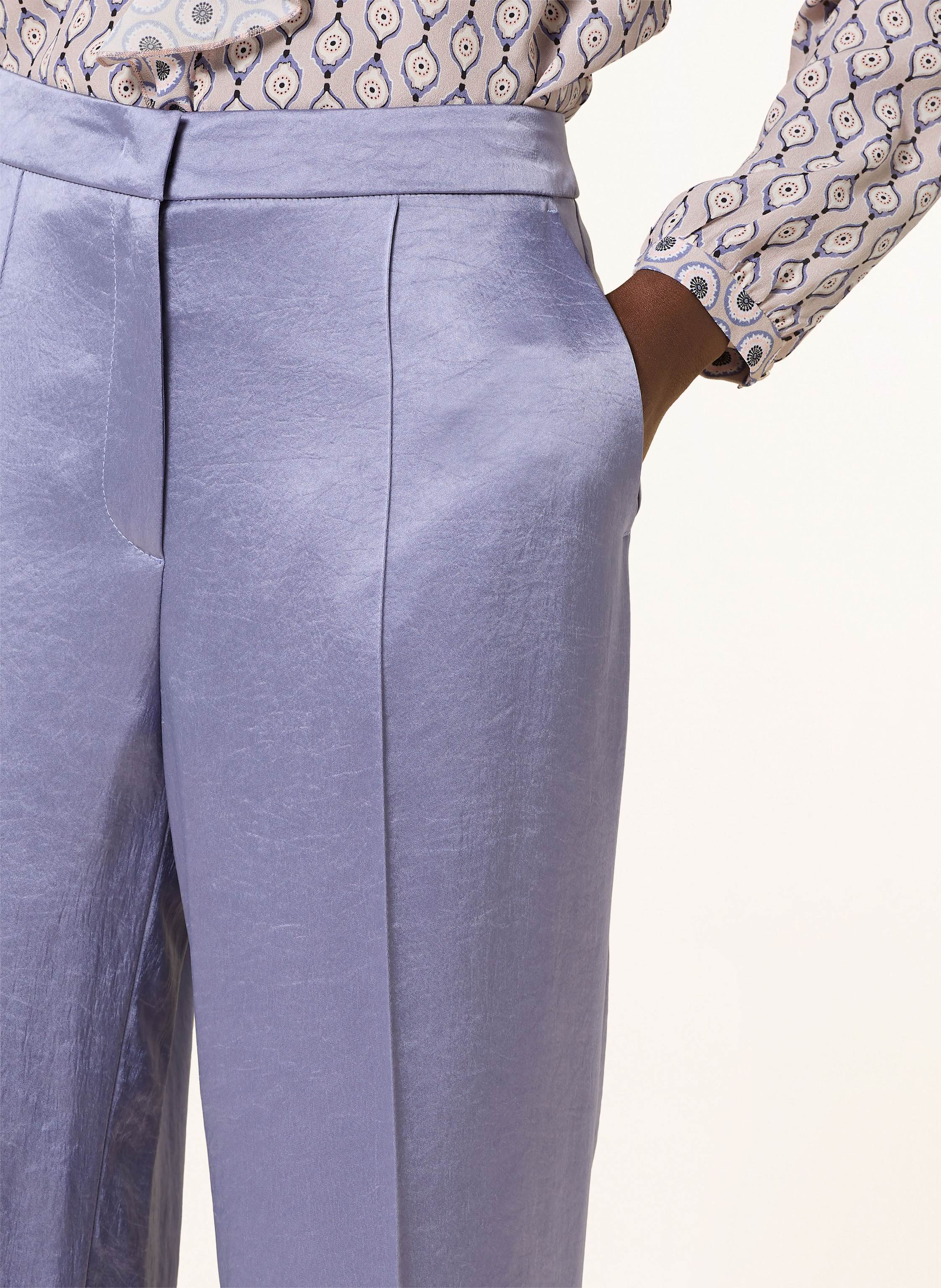 Thumbnail - Marc Cain Marlenehose Wukari Aus Satin lila