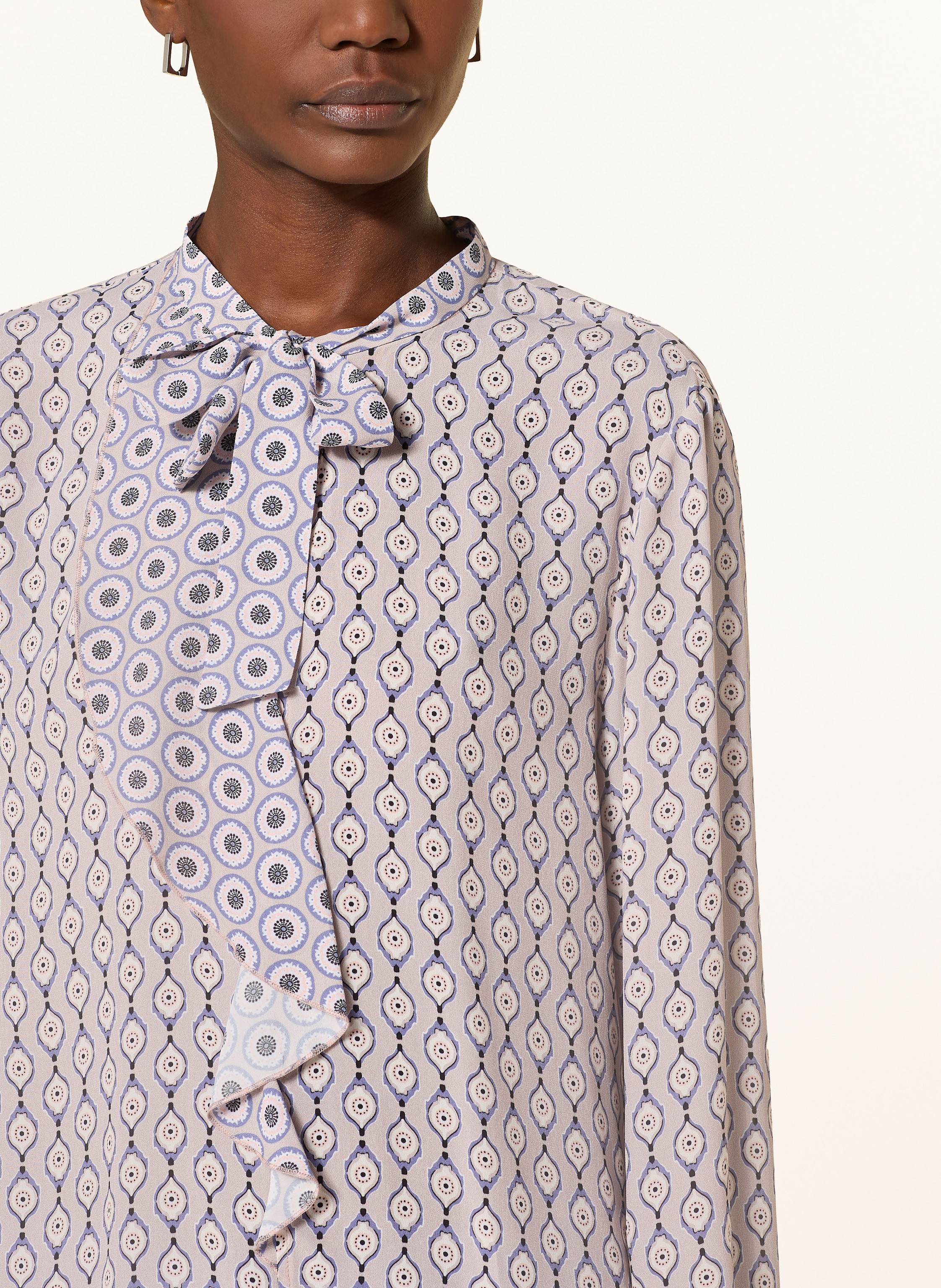 Thumbnail - Marc Cain Bluse Mit Schluppe Und Volants beige