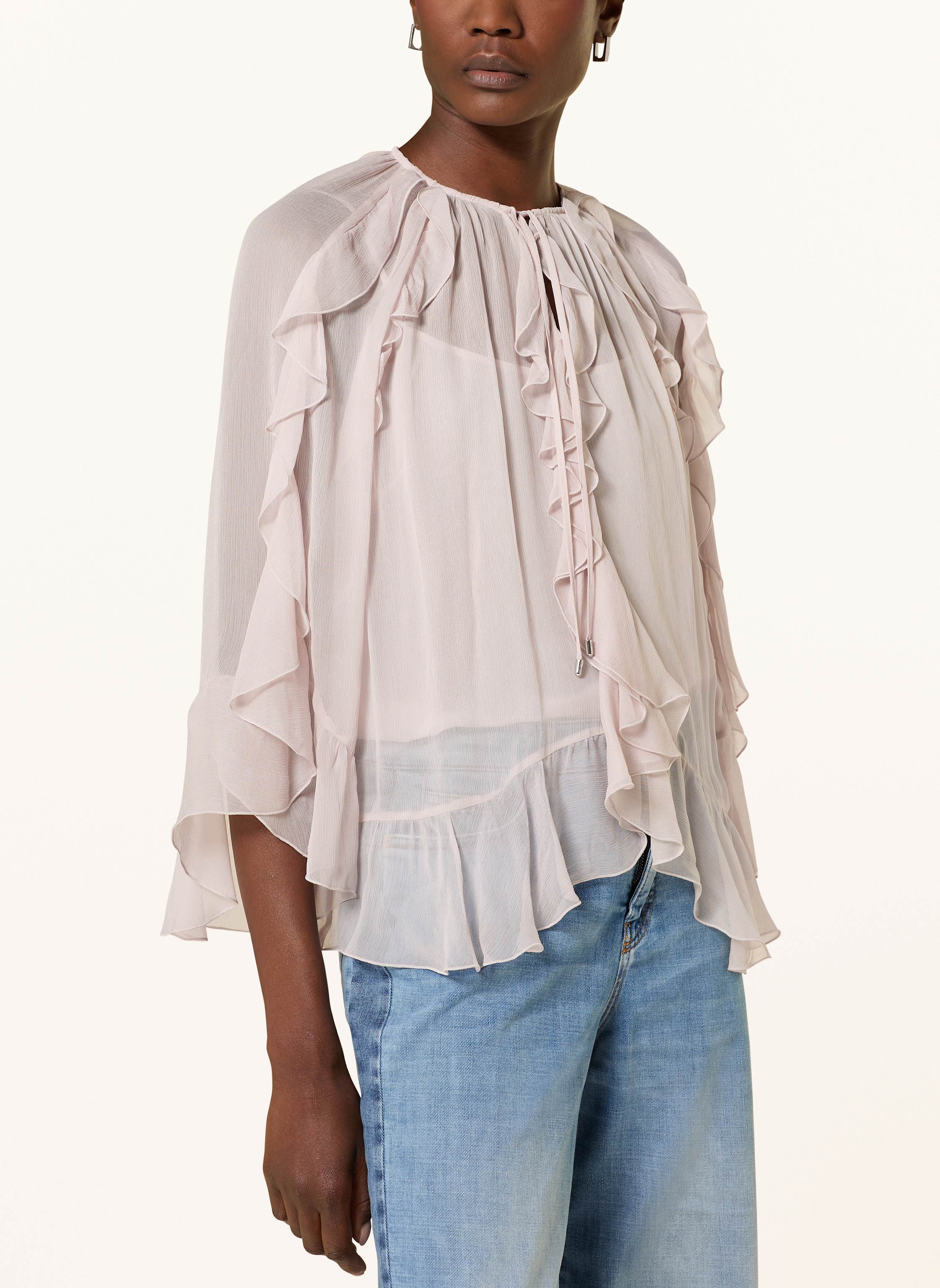 Thumbnail - Marc Cain Blusenshirt Mit Rüschen beige