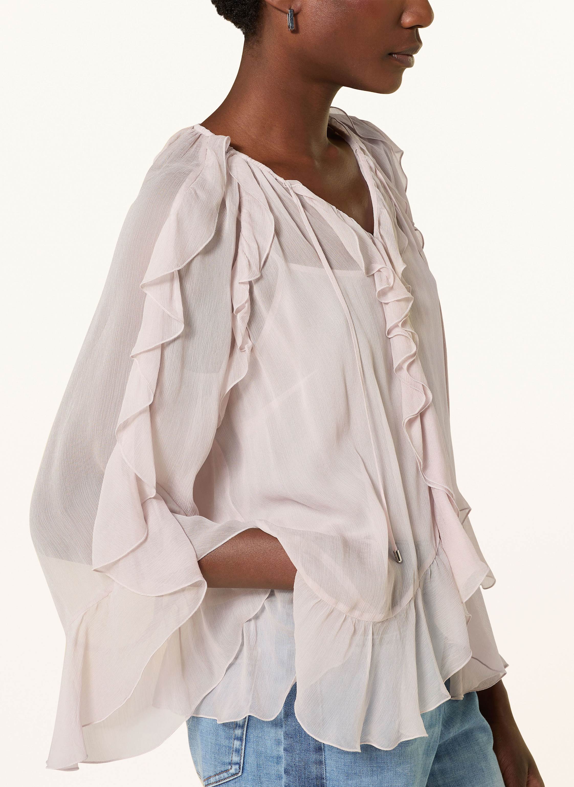 Thumbnail - Marc Cain Blusenshirt Mit Rüschen beige