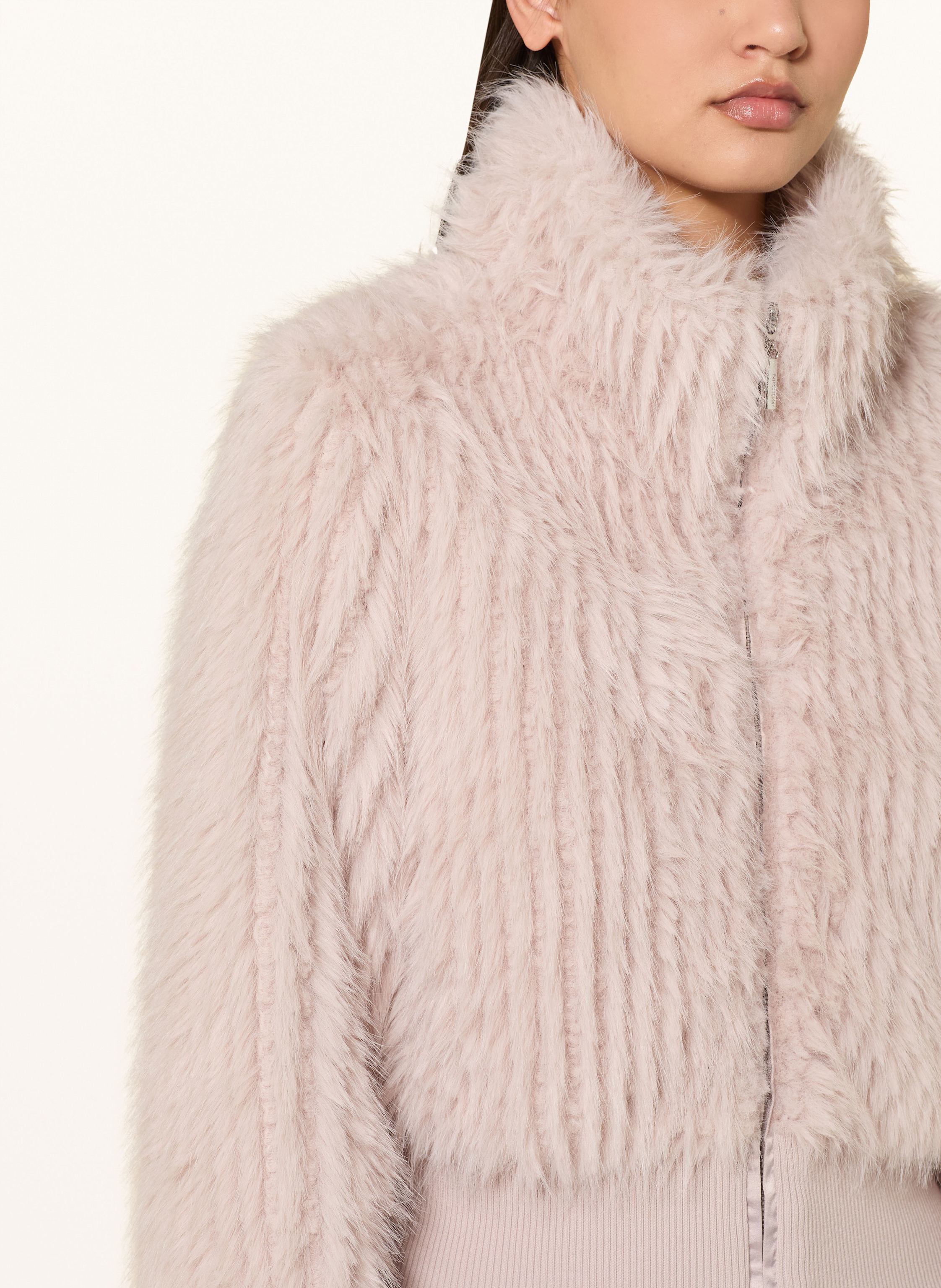 Thumbnail - Marc Cain Kunstfell-Jacke beige