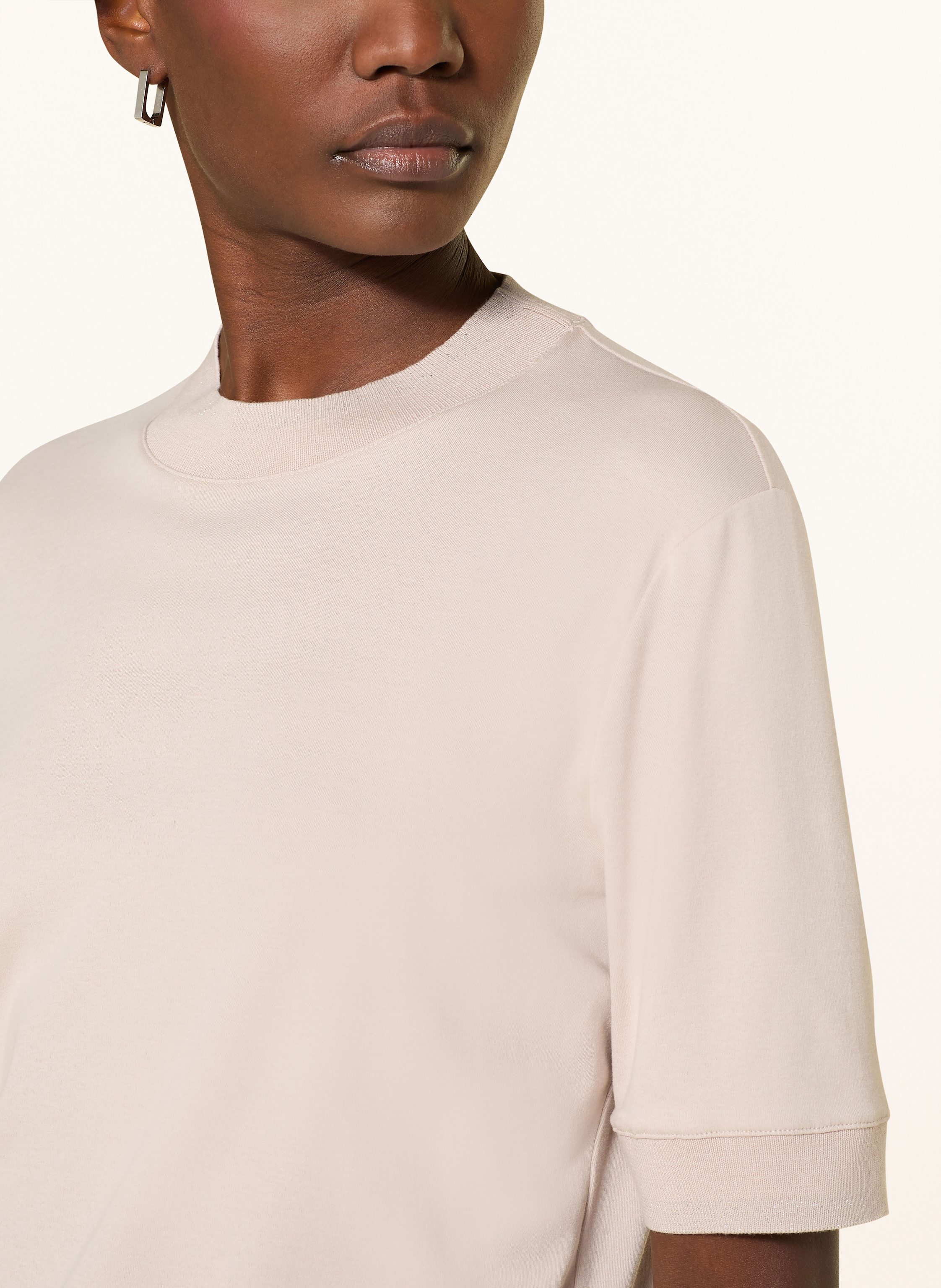 Thumbnail - Marc Cain T-Shirt Mit Glitzergarn beige