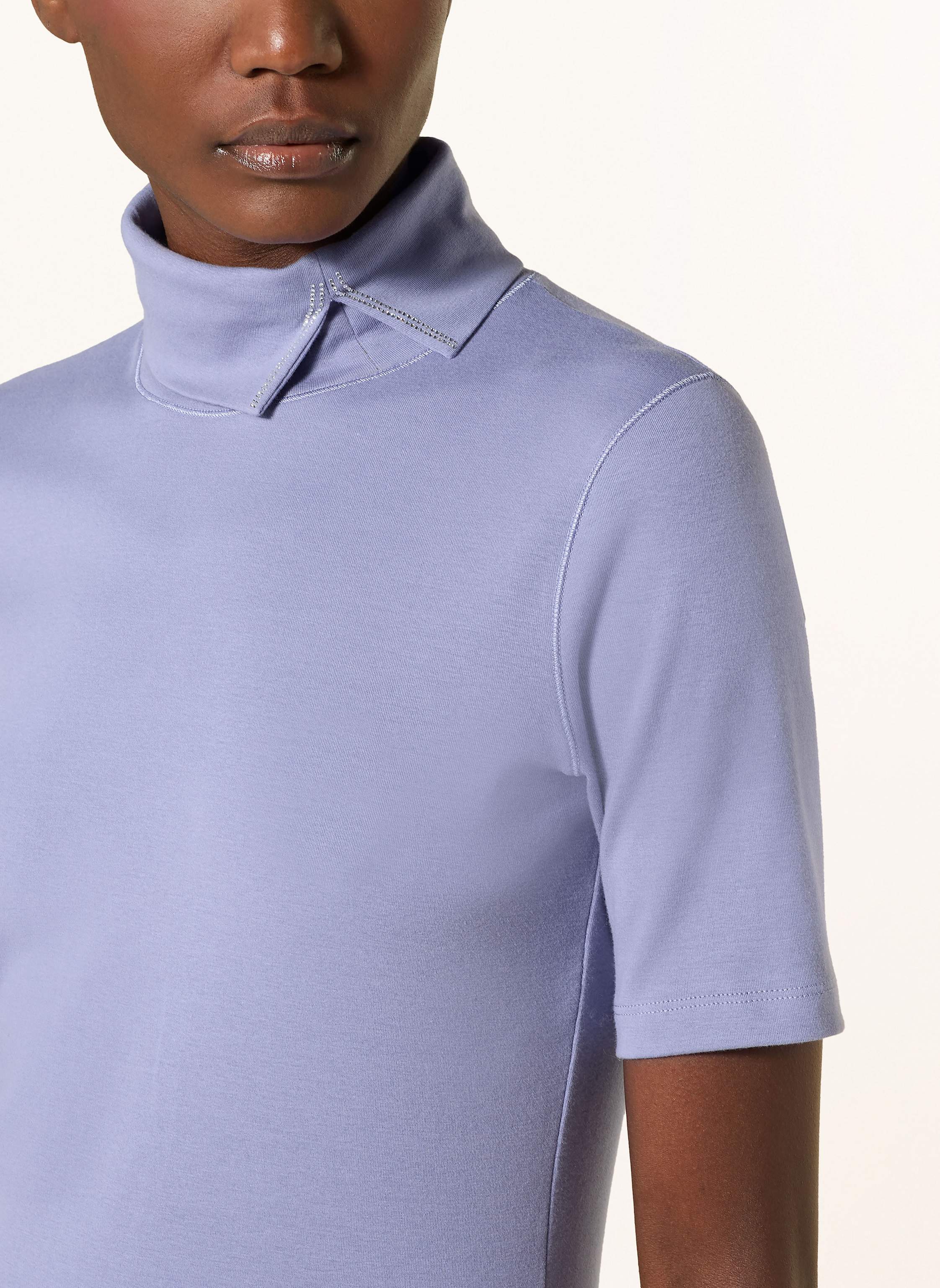 Thumbnail - Marc Cain T-Shirt Mit Schmucksteinen lila