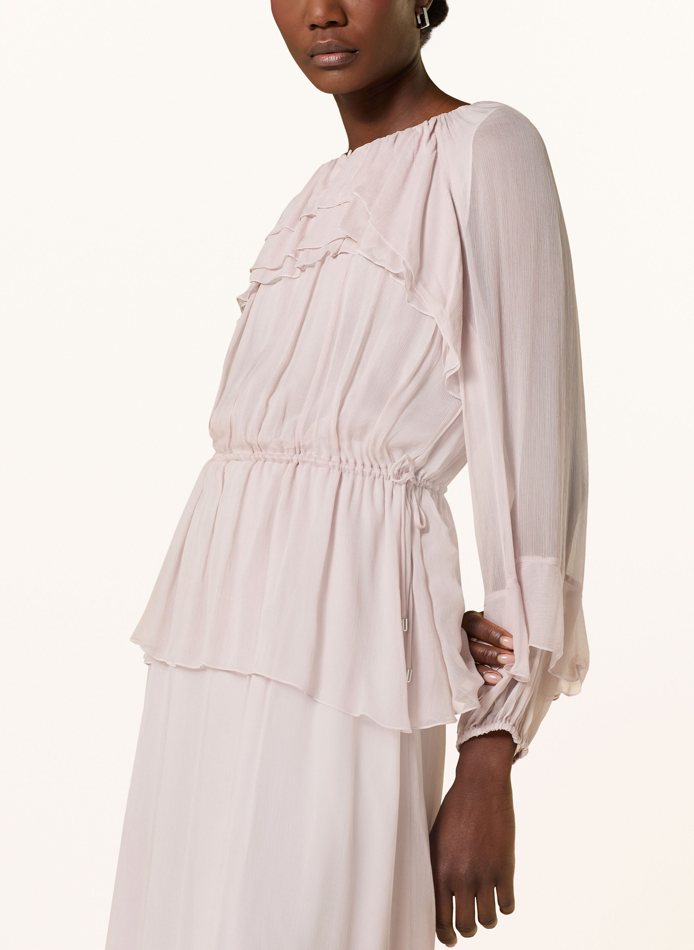 Thumbnail - Marc Cain Kleid Mit Rüschen beige