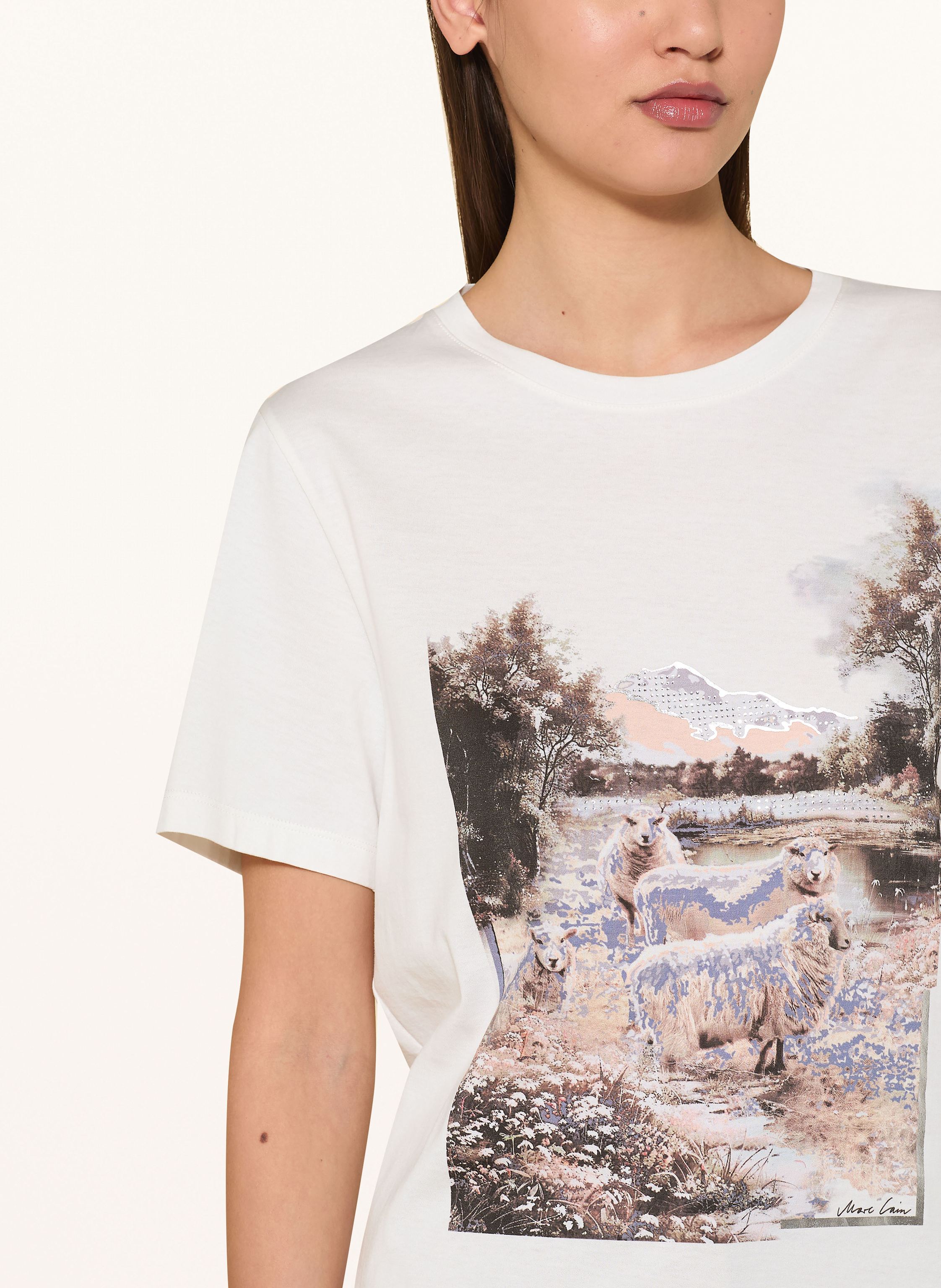Thumbnail - Marc Cain T-Shirt Mit Schmucksteinen weiss