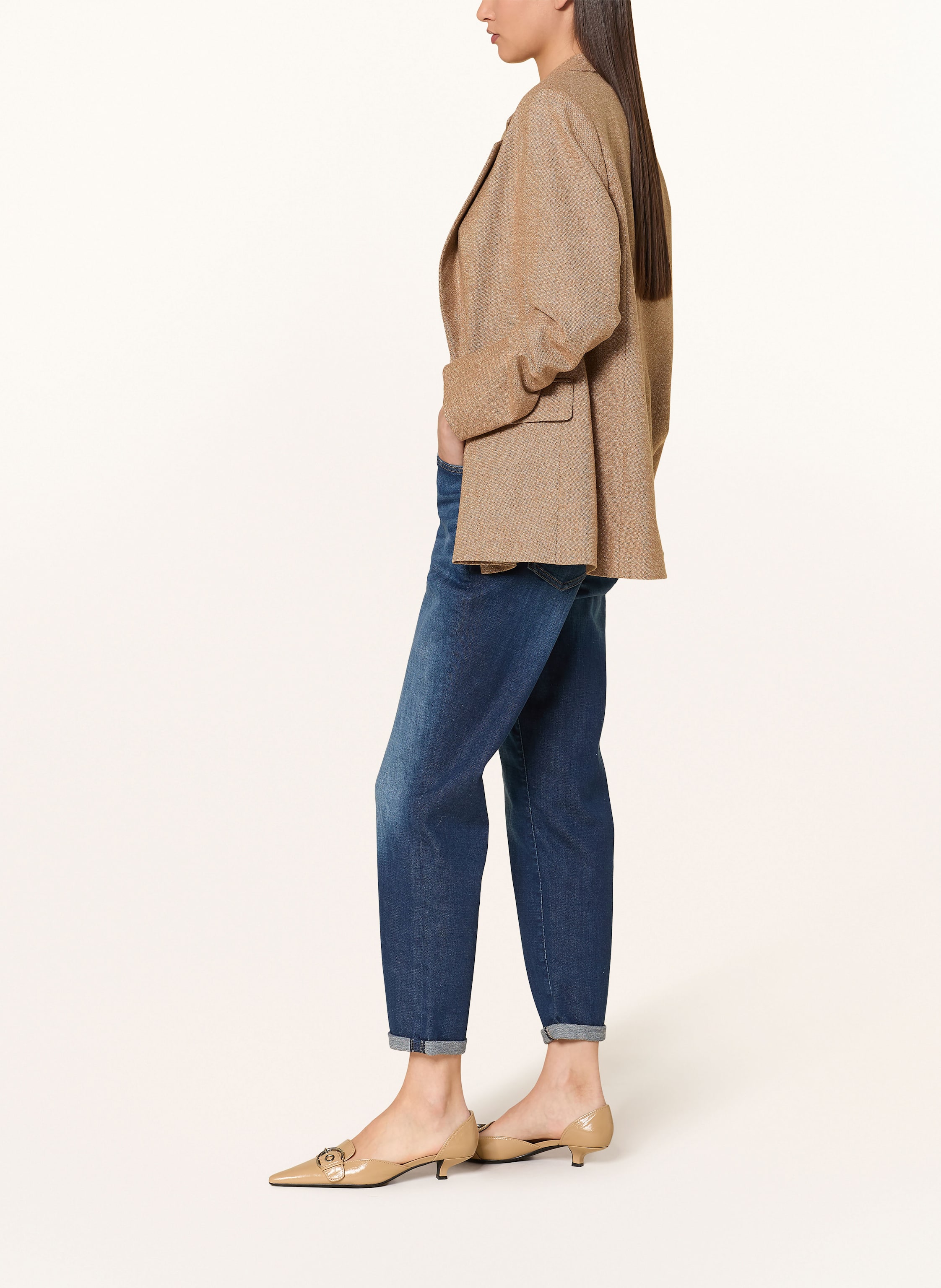 Thumbnail - Marc Cain Boyfriend Jeans Riad blau