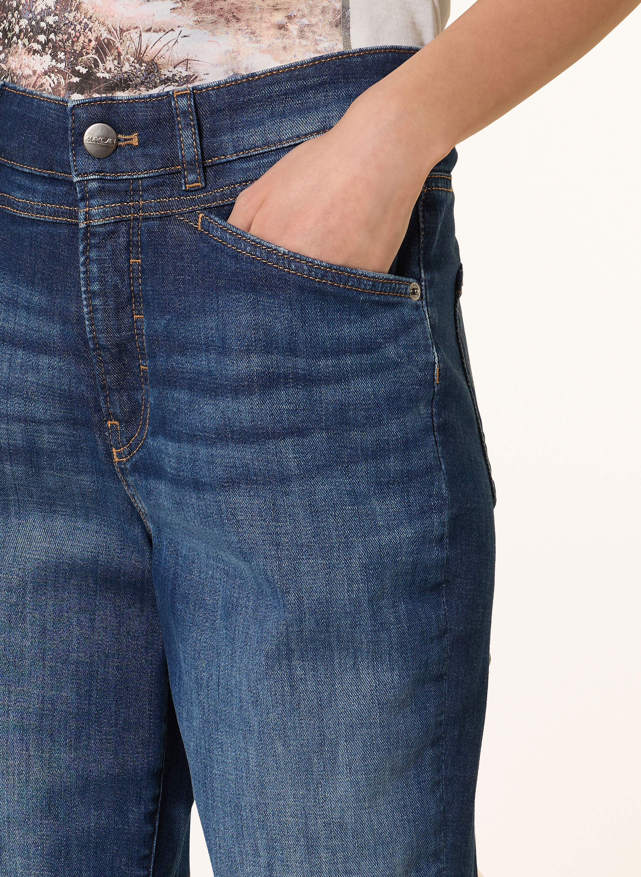 Thumbnail - Marc Cain Boyfriend Jeans Riad blau
