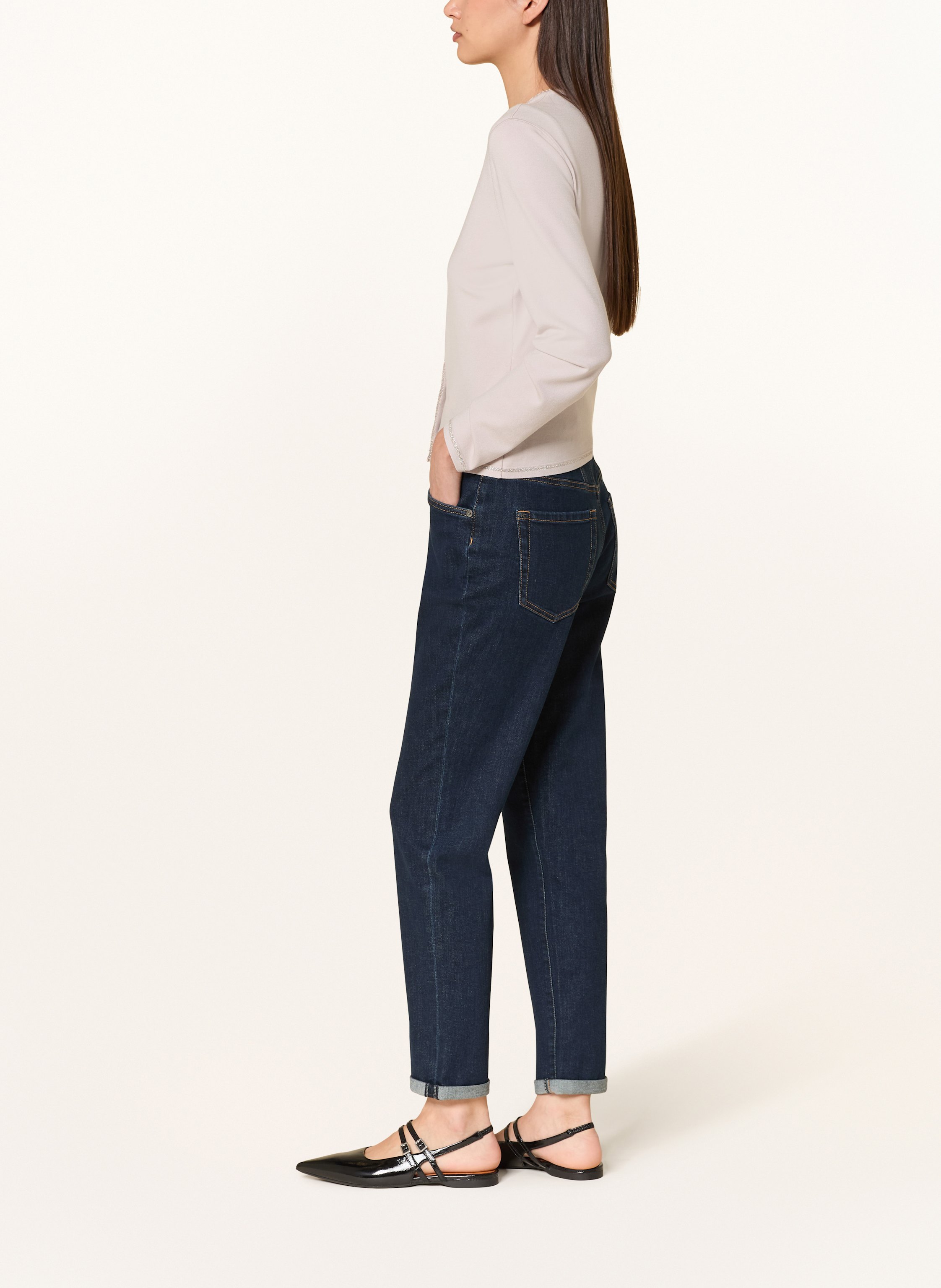 Thumbnail - Marc Cain Boyfriend Jeans Riad blau