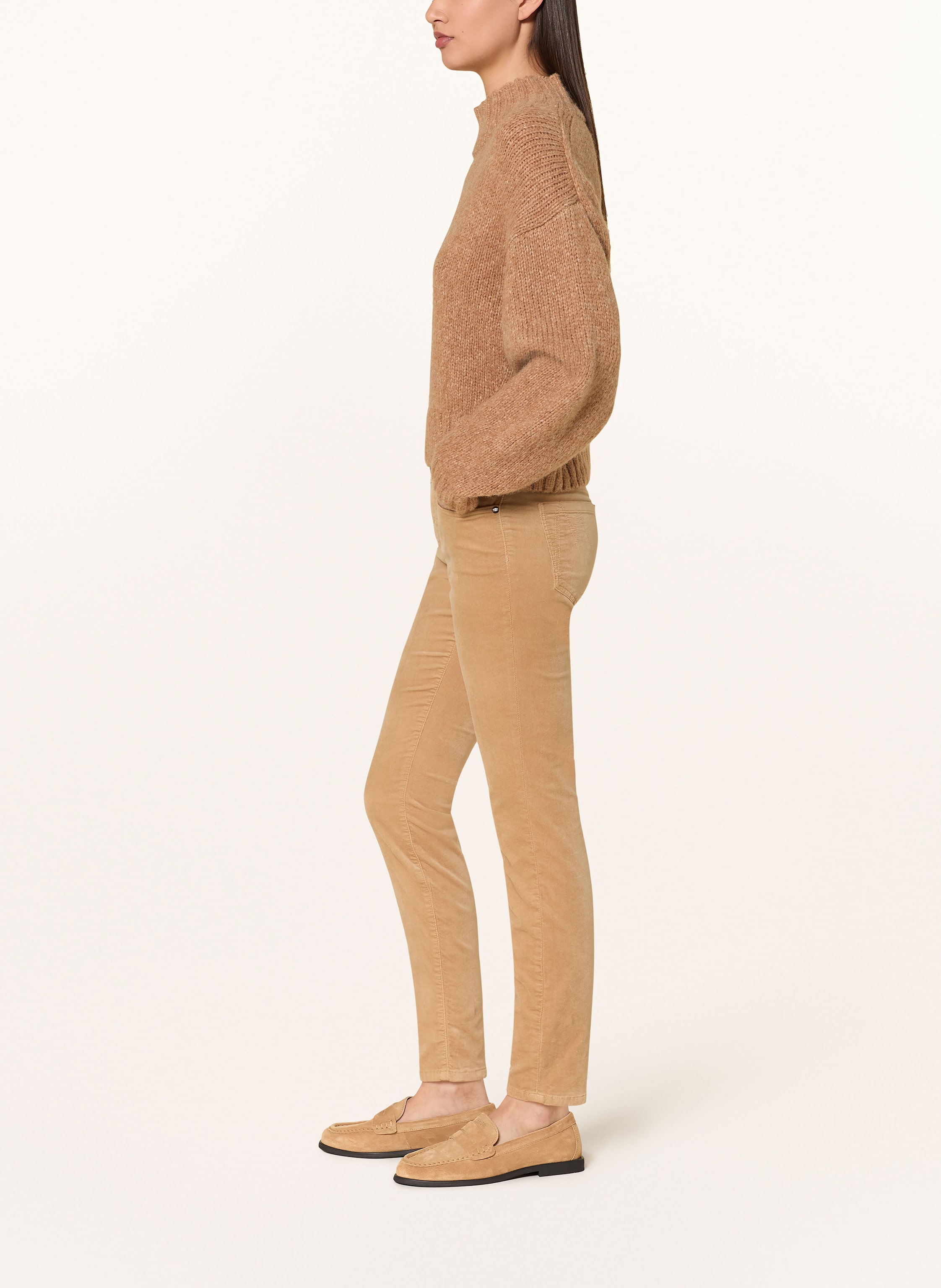 Thumbnail - Marc Cain Samthose Silvi Mit Schmucksteinen braun