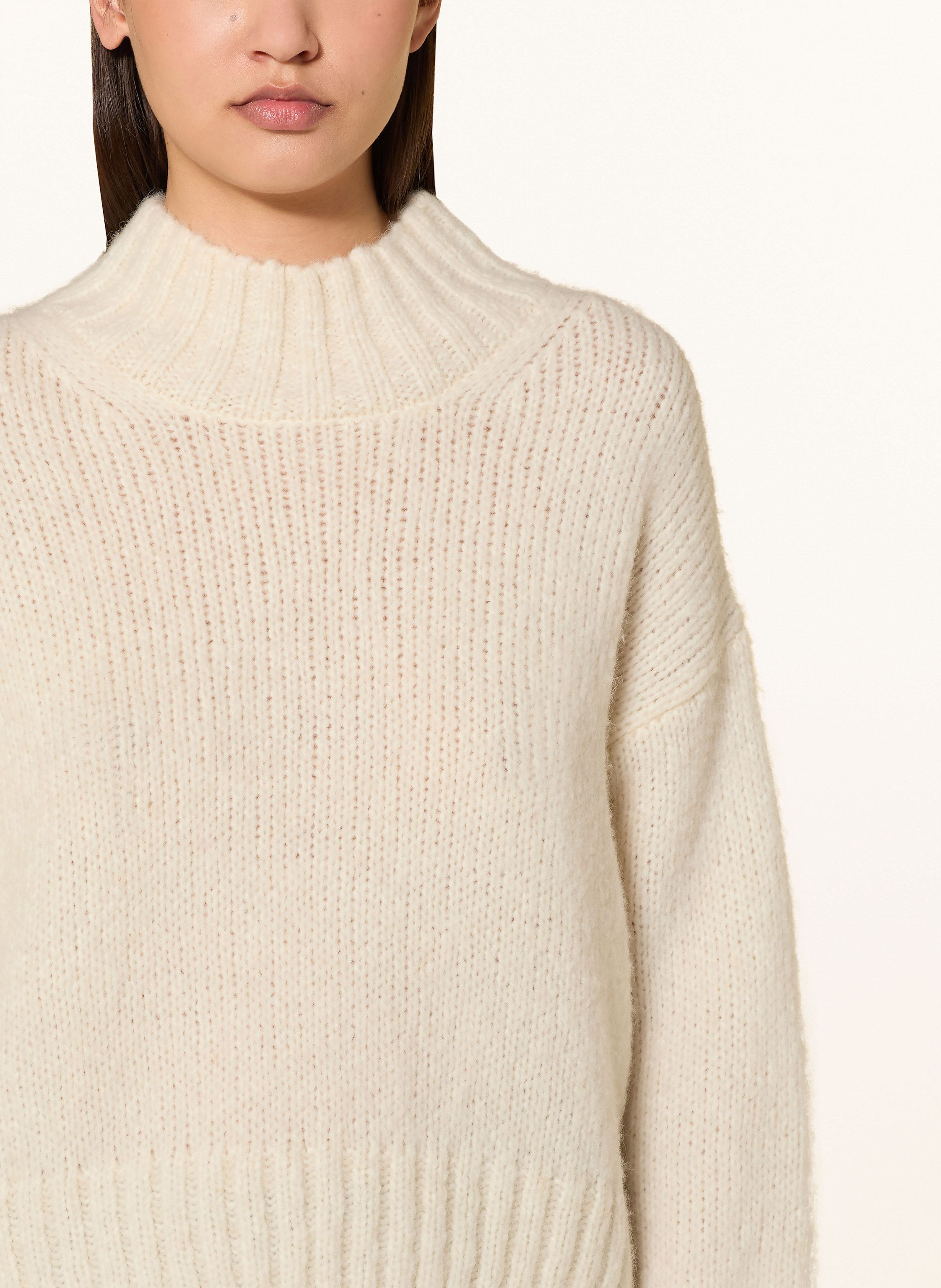 Thumbnail - Marc Cain Pullover Mit Alpaka weiss
