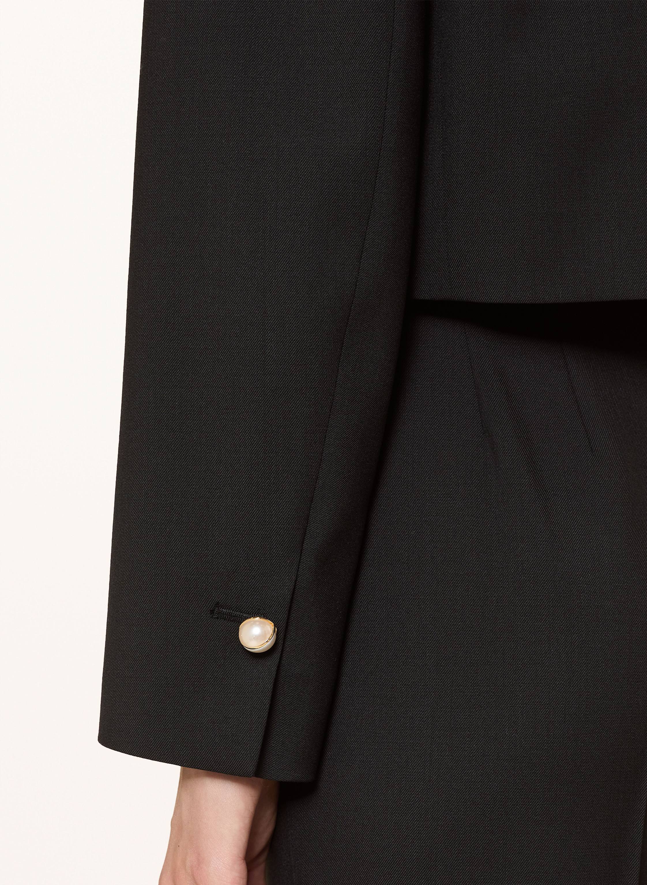 Thumbnail - Marc Cain Kastenjacke Mit Schmuckperlen schwarz