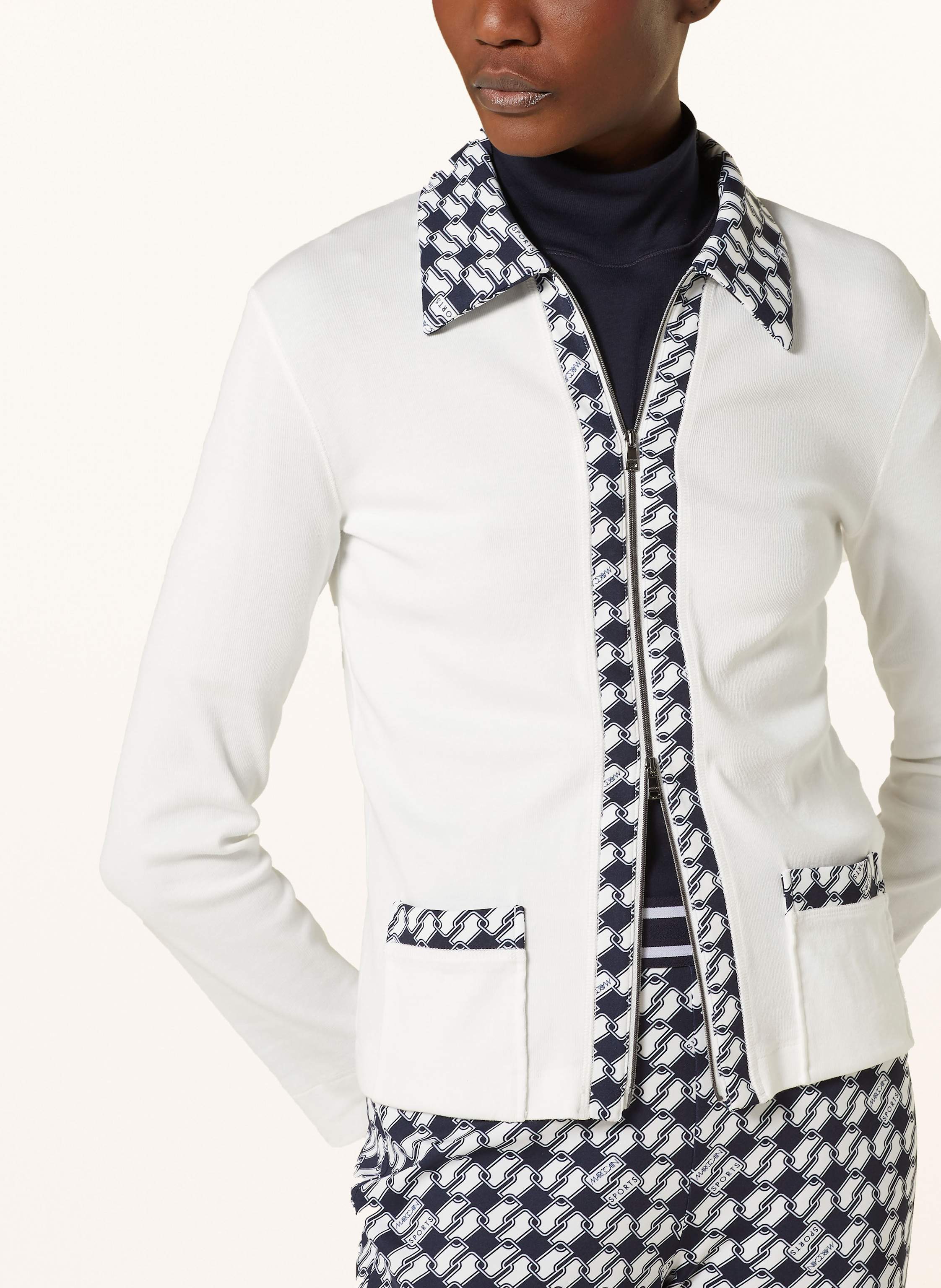 Thumbnail - Marc Cain Sweatjacke weiss