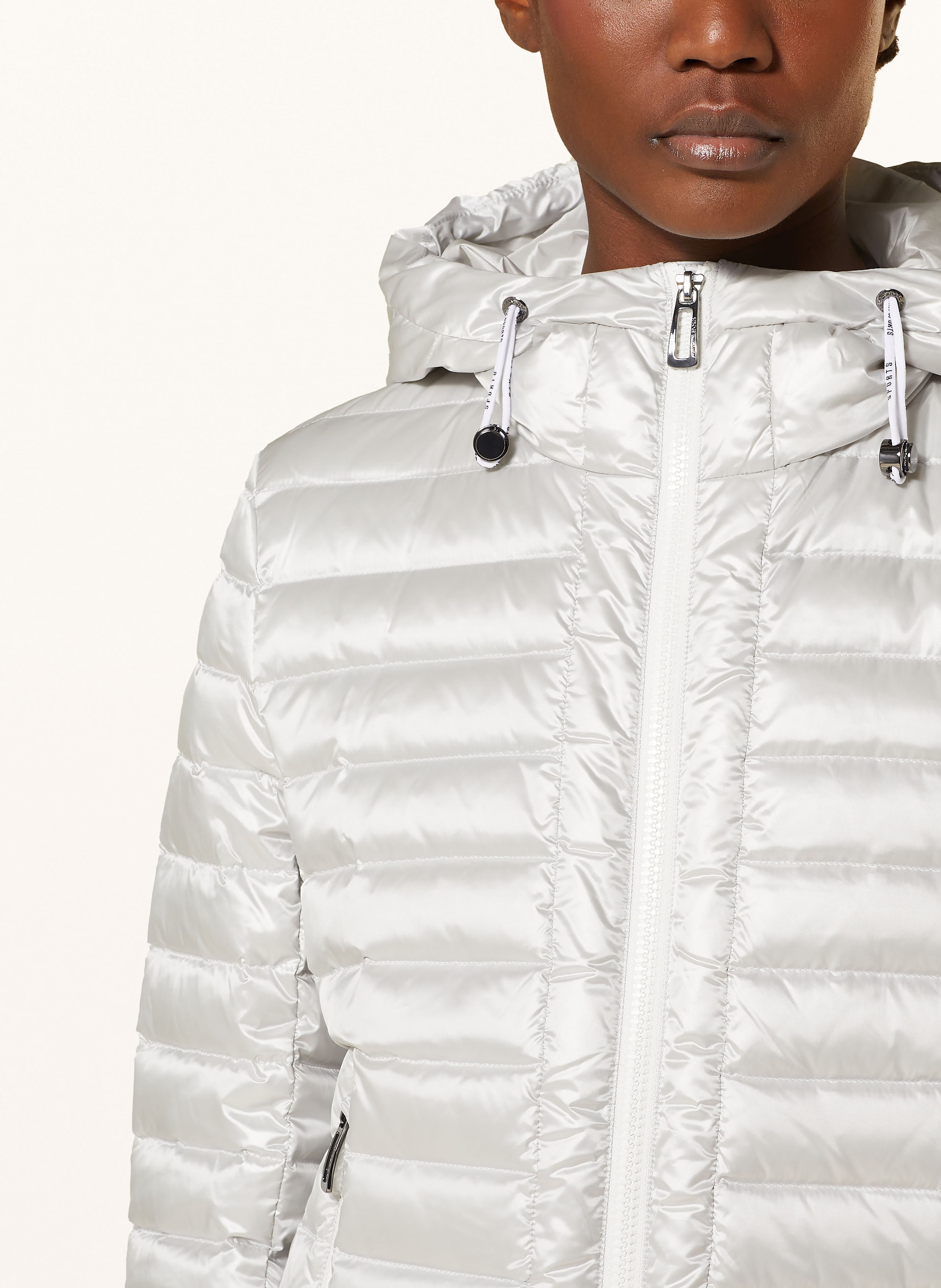 Thumbnail - Marc Cain Lightweight-Daunenjacke grau