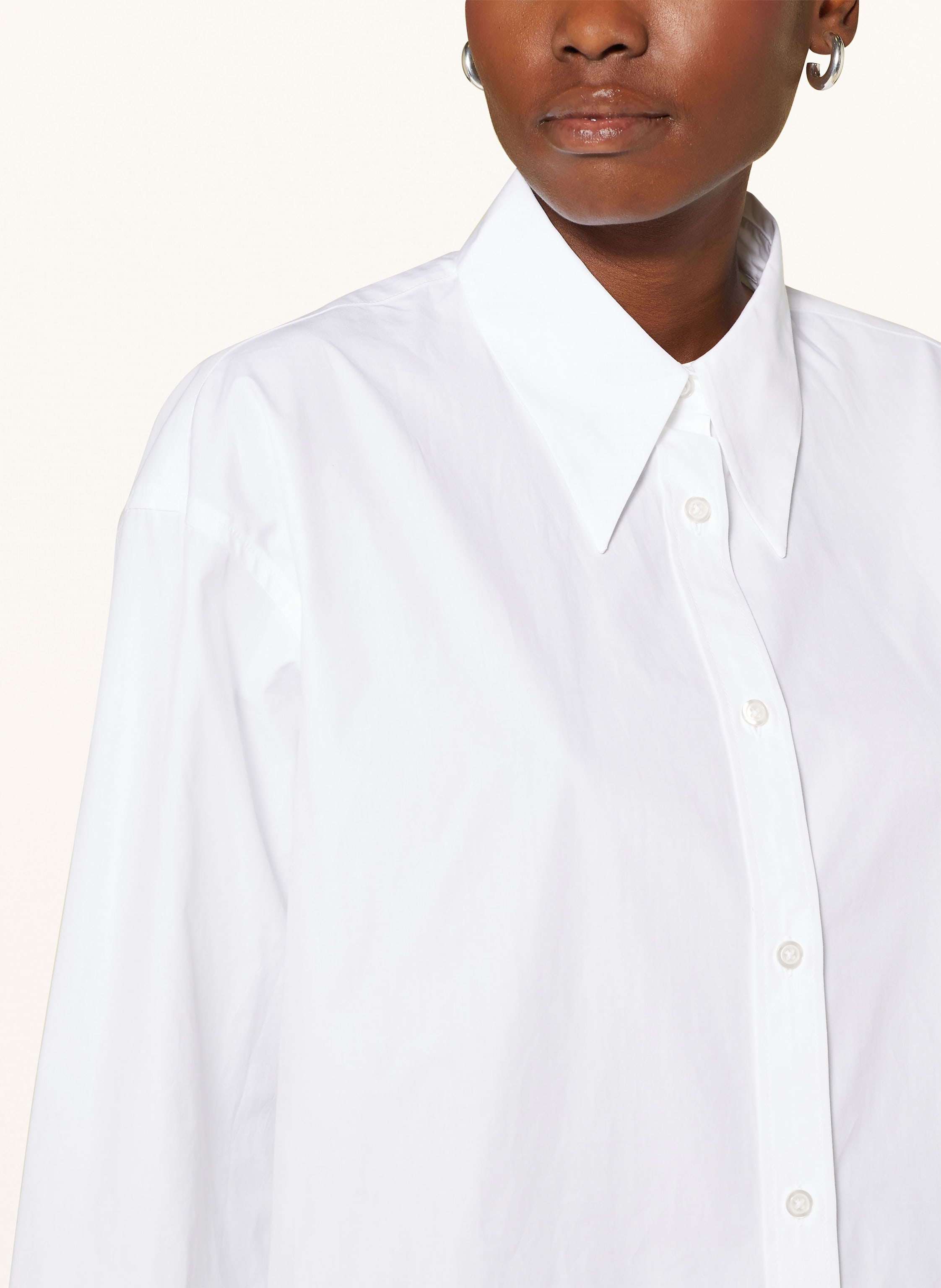 Thumbnail - Copenhagen Studios Oversized-Hemdbluse weiss