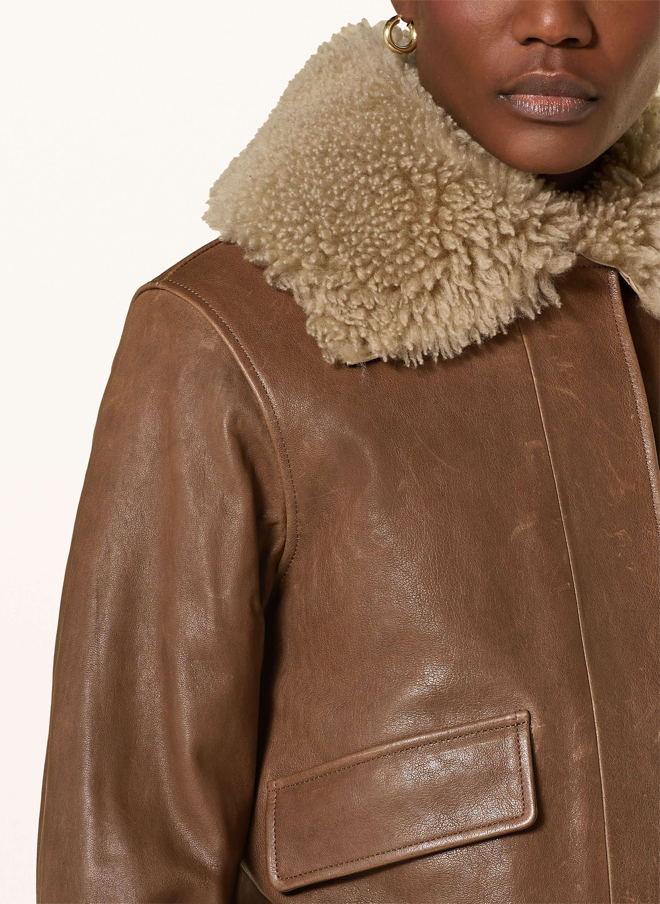 Thumbnail - Belstaff Lederjacke Knox braun