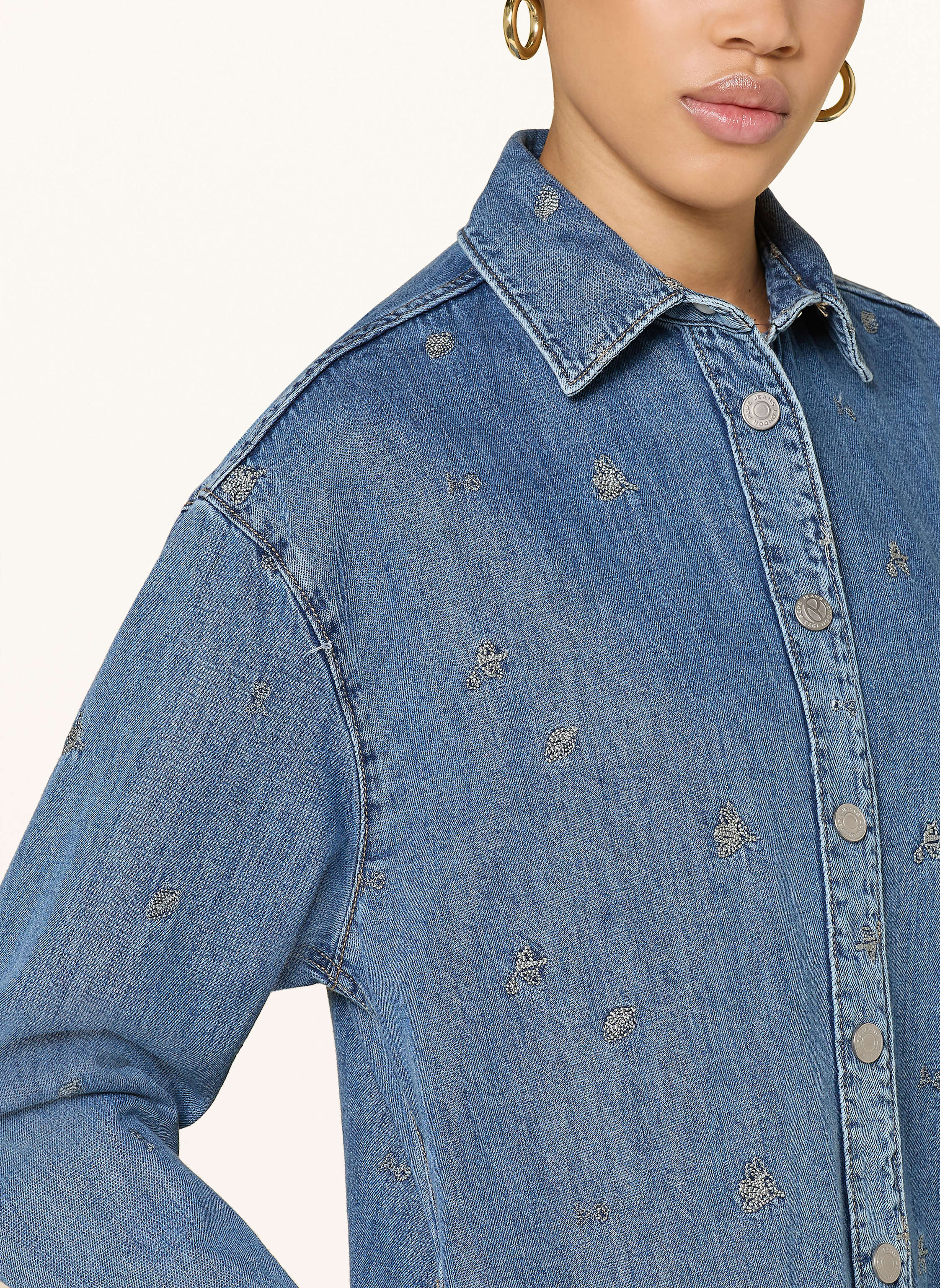 Thumbnail - Pepe Jeans Jeansbluse blau