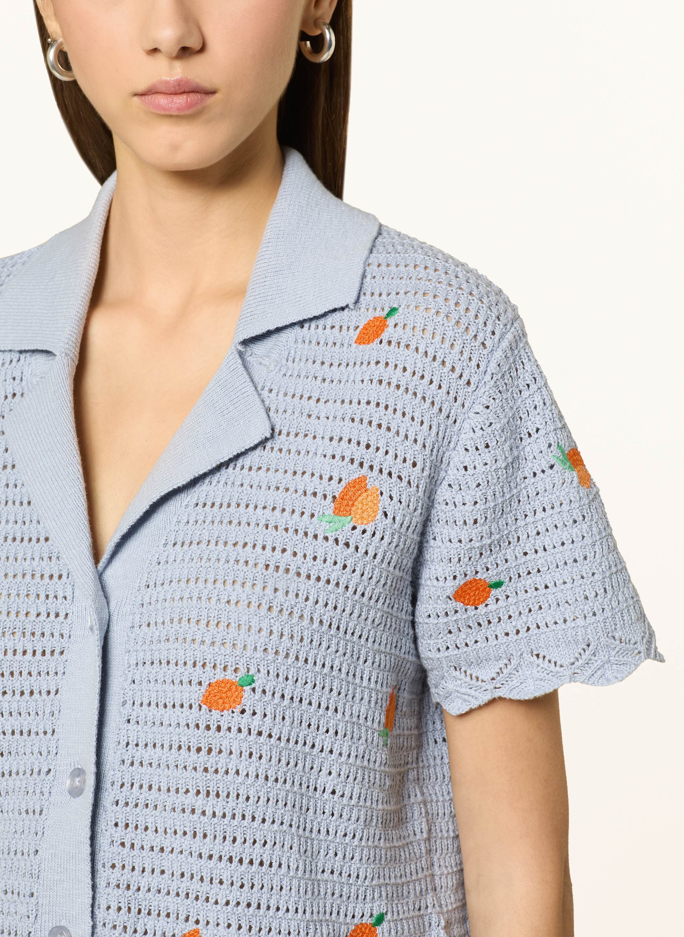 Thumbnail - Pepe Jeans Strickshirt Olaya blau