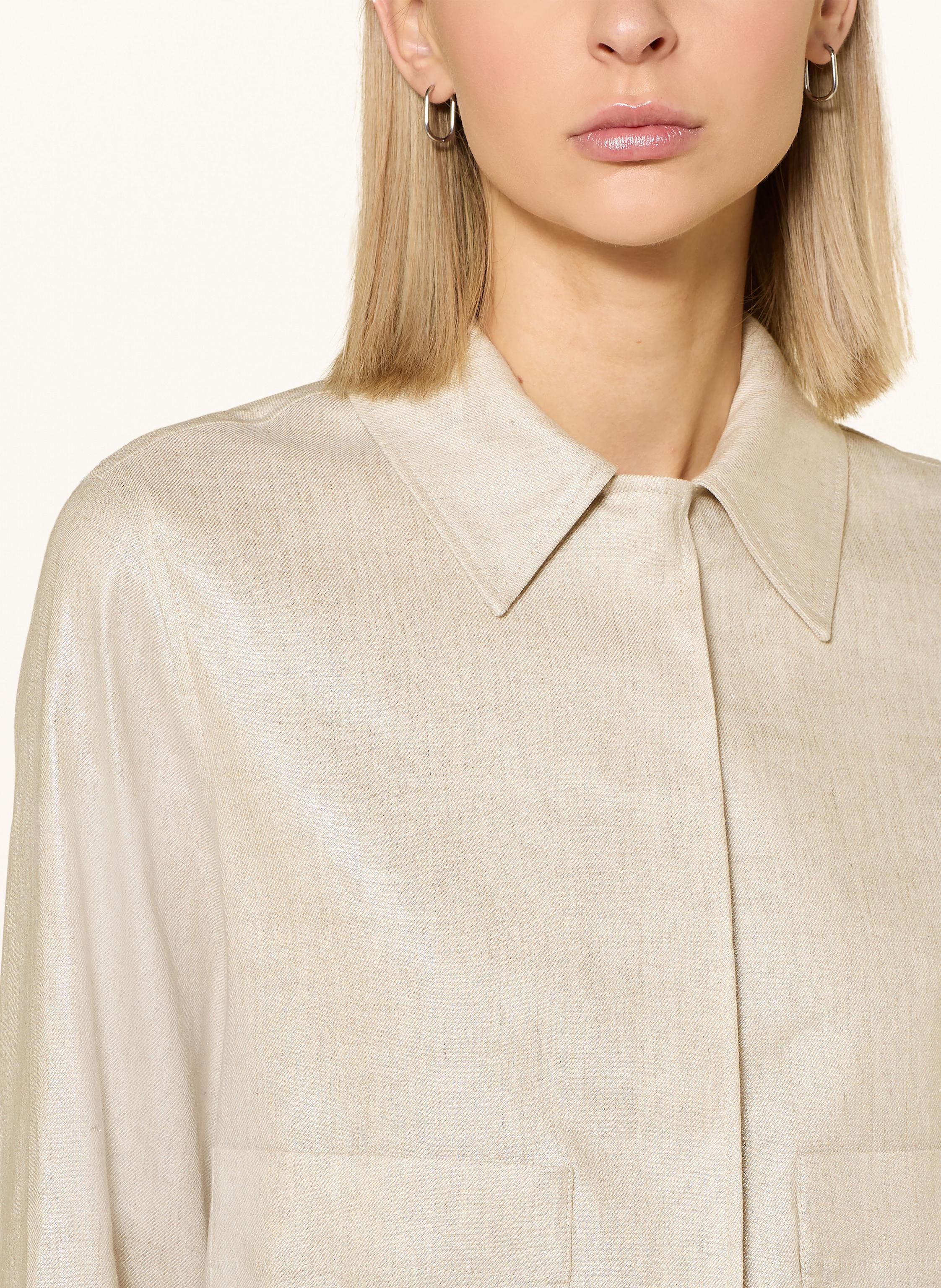 Thumbnail - Someday Overjacket Nania Mit Leinen beige