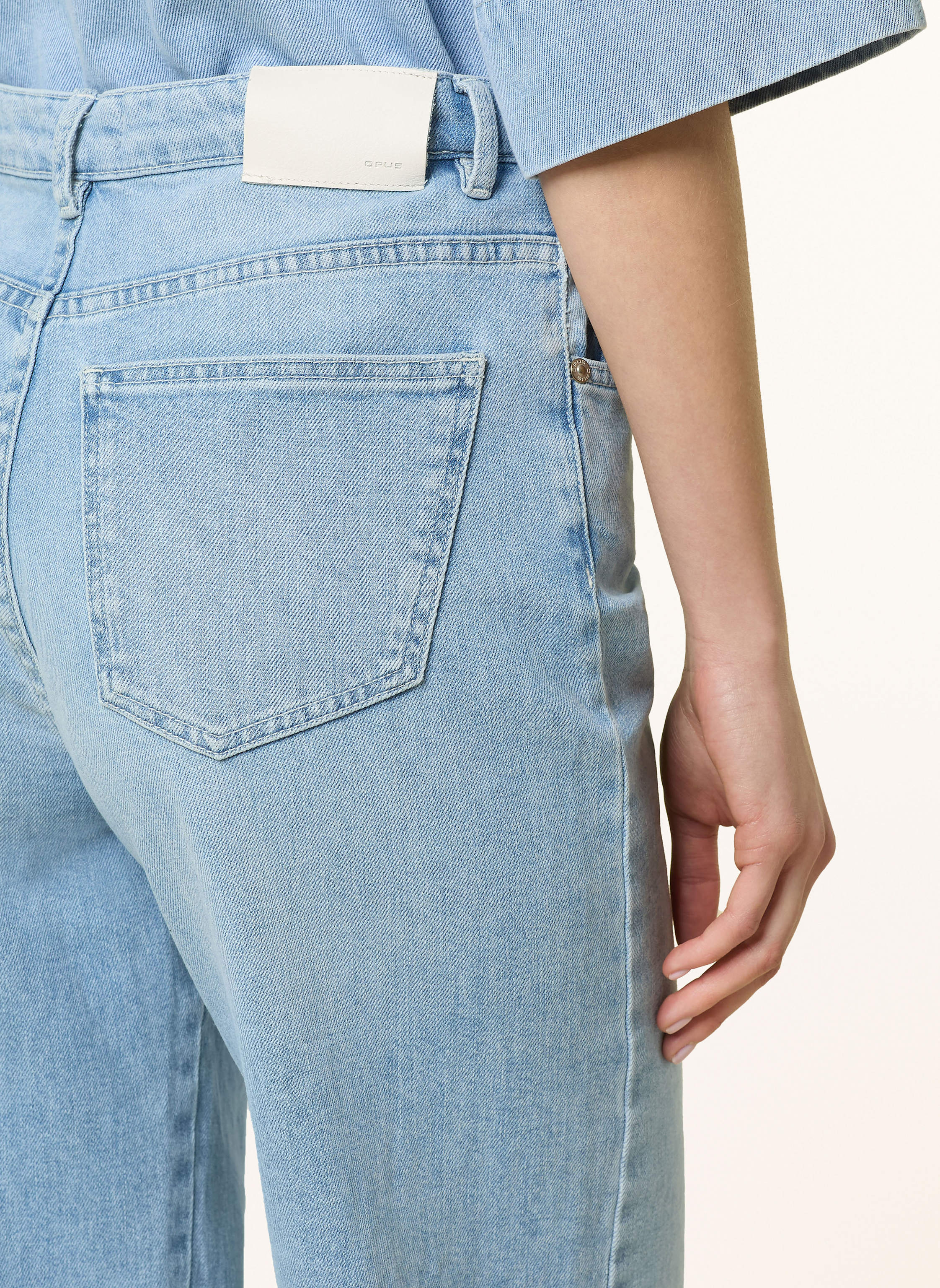 Thumbnail - Opus Wide Leg Jeans Miva blau