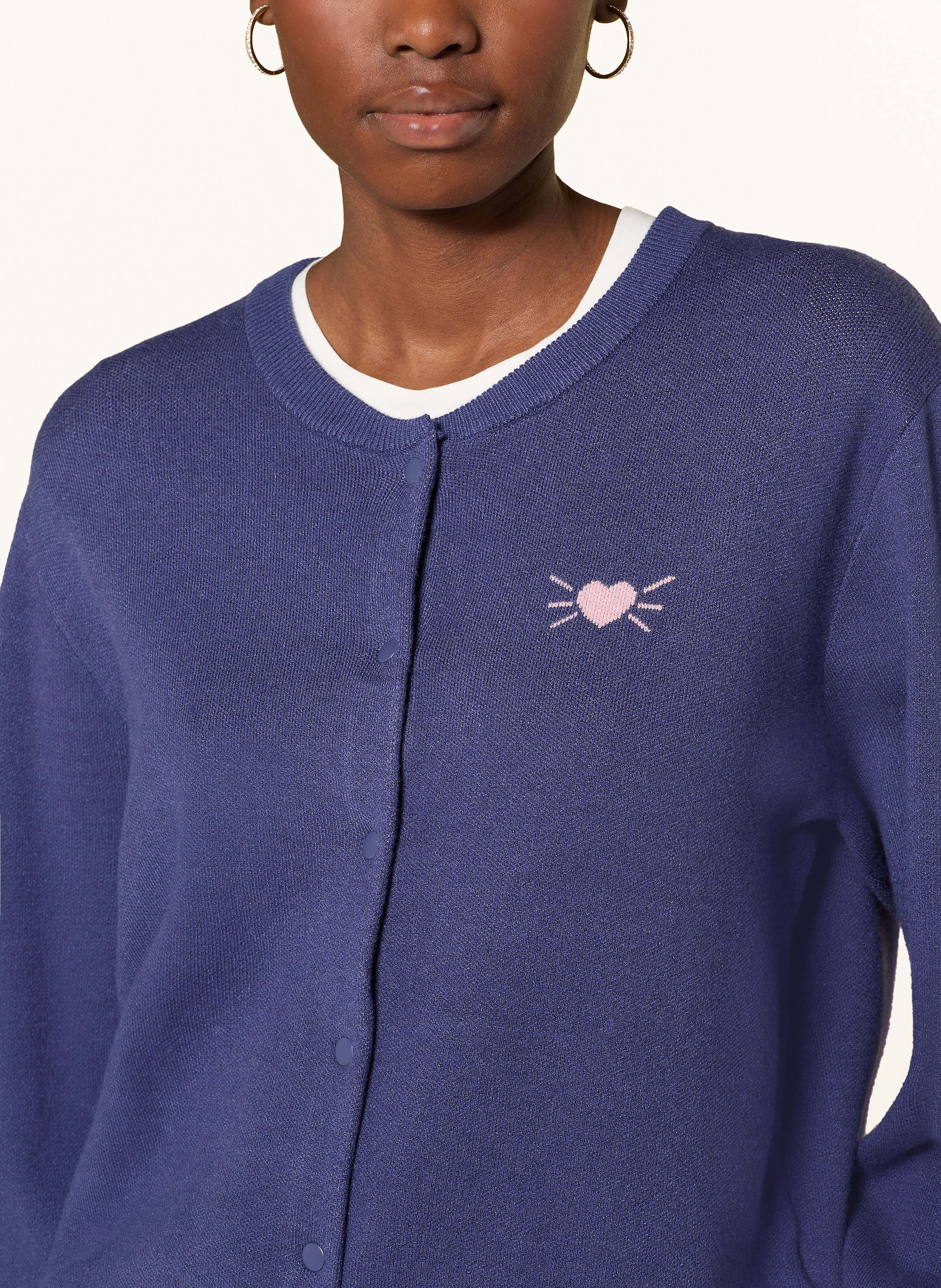 Thumbnail - Ichi Strickjacke Ihezanora blau