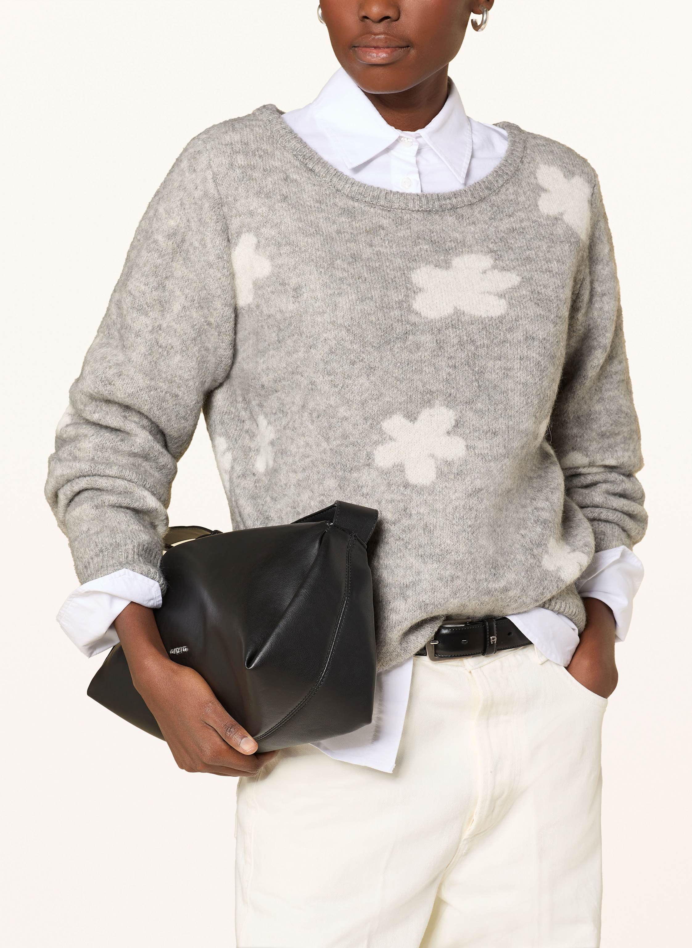 Thumbnail - Ichi Pullover Ihkamara grau