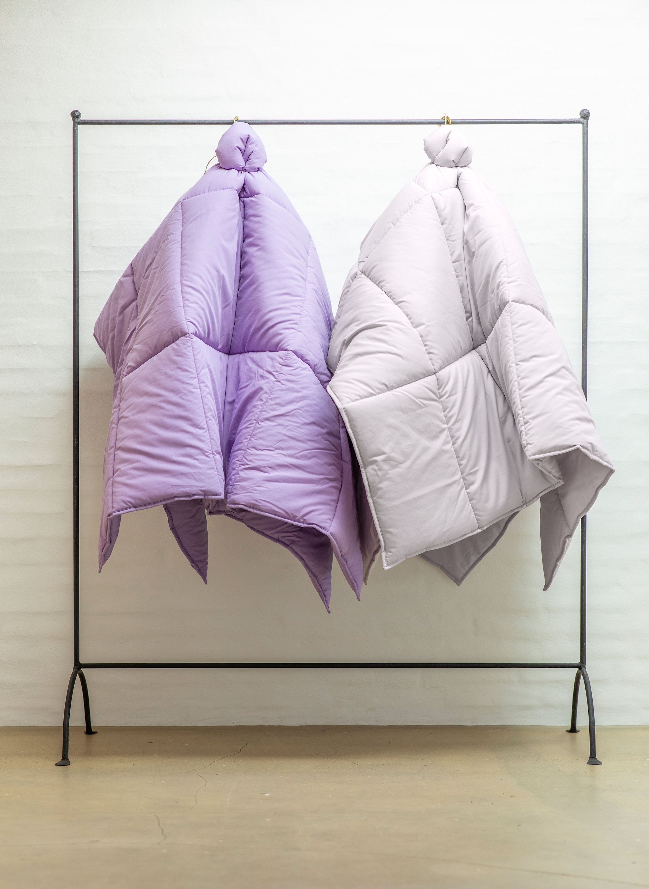 Thumbnail - Bongusta Tagesdecke Puffy grau