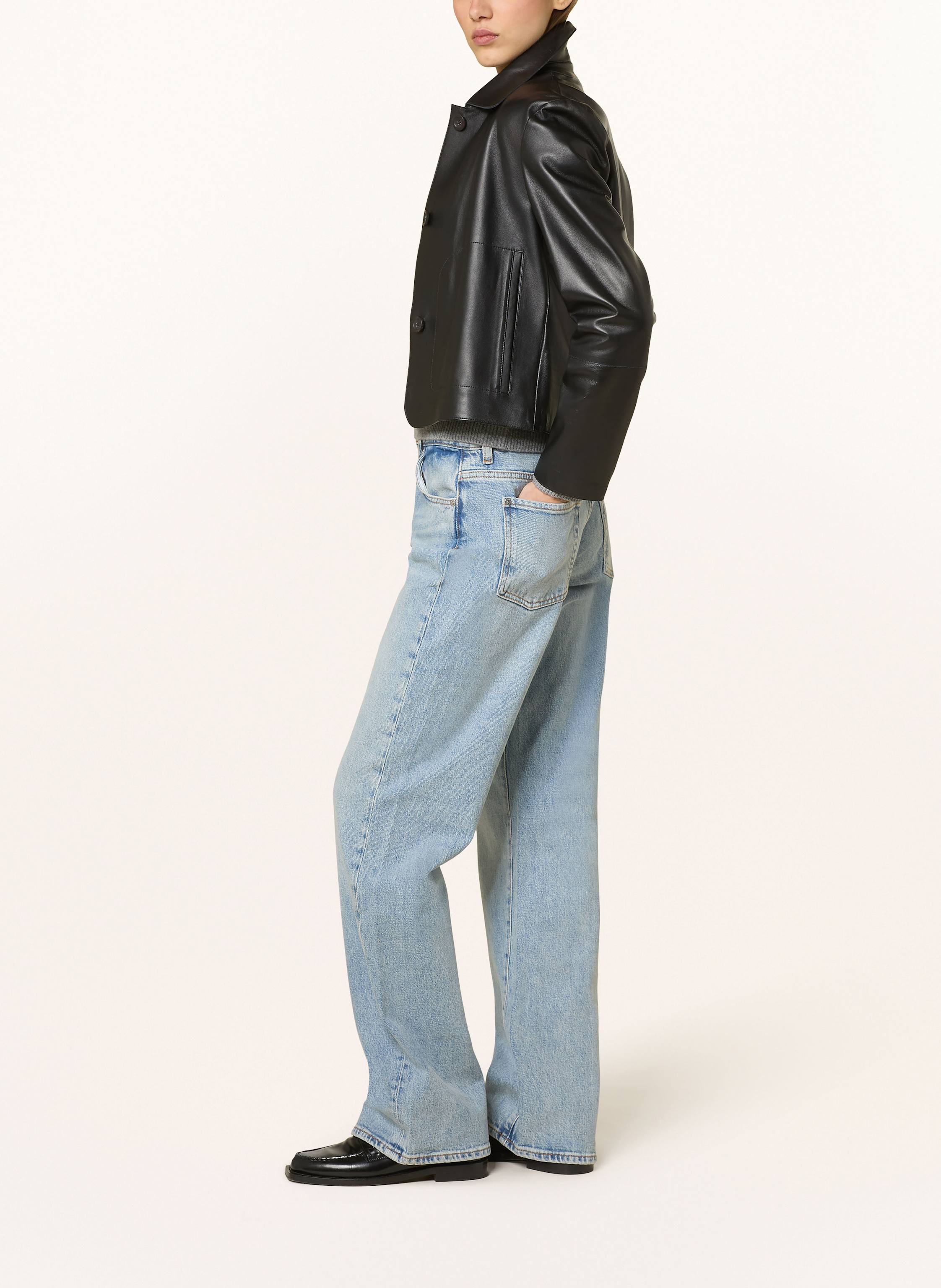Thumbnail - 7 For All Mankind Straight Jeans Tess Trouser blau