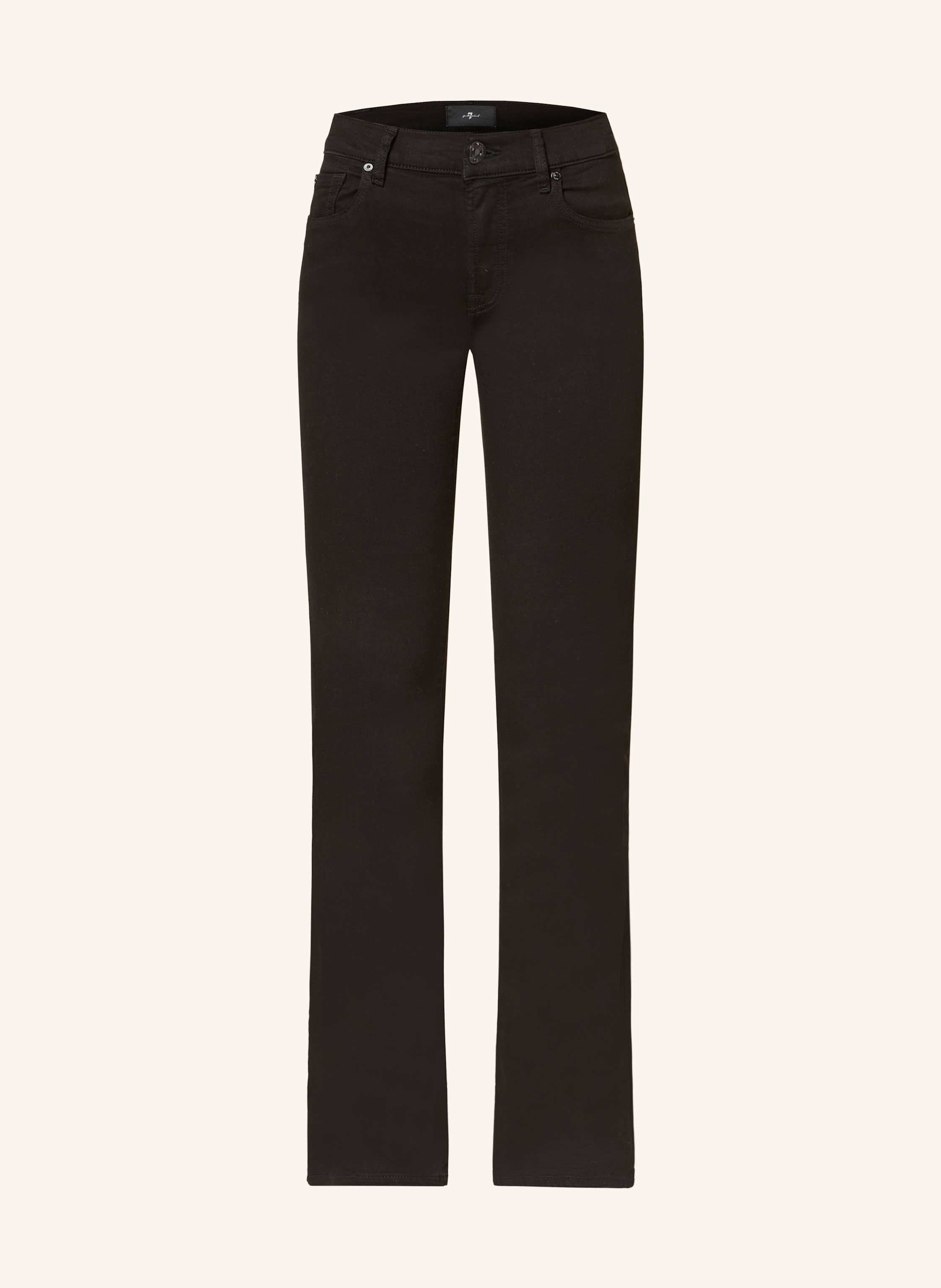 7 For All Mankind Bootcut Jeans Bootcut schwarz