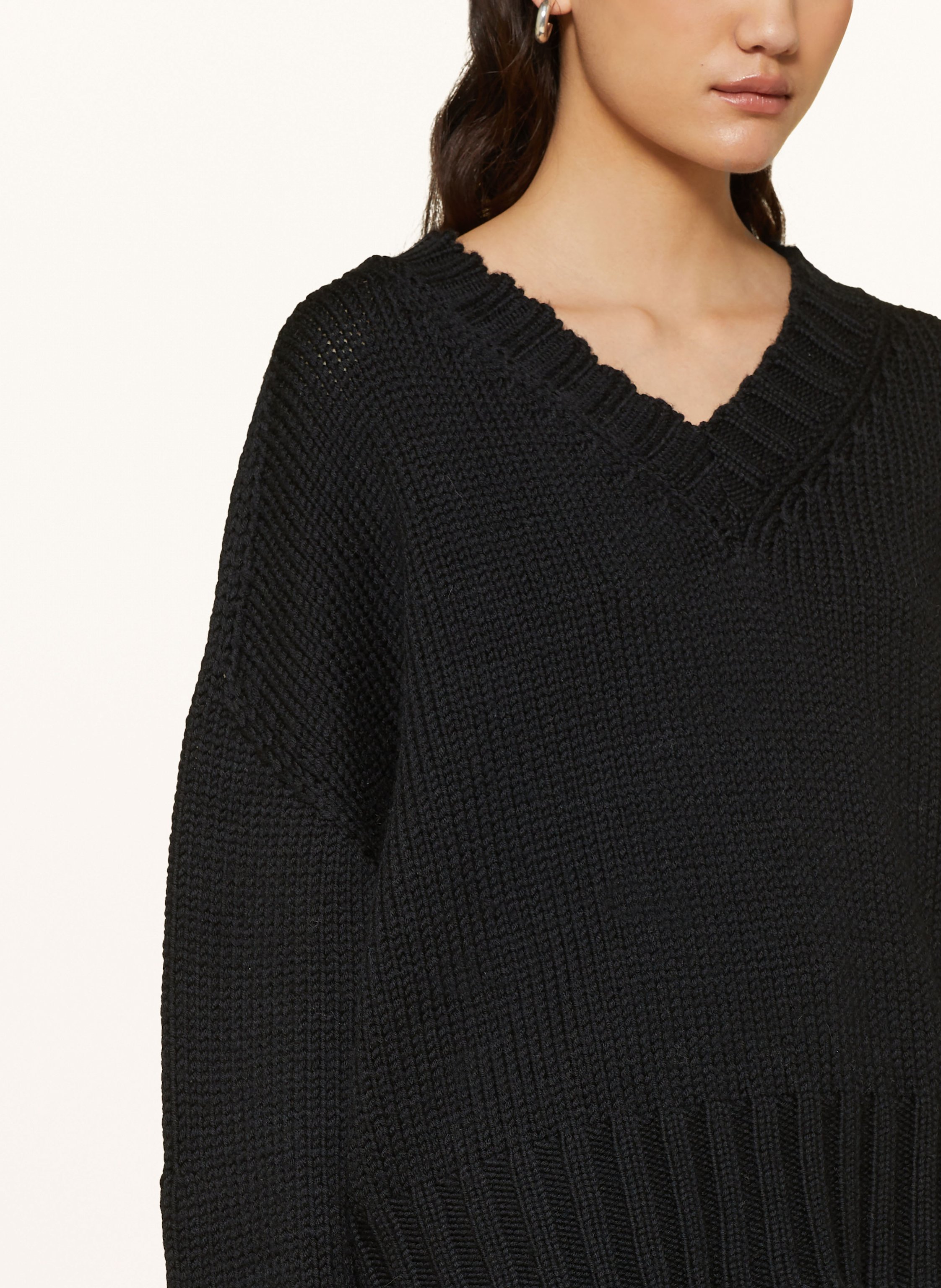 Thumbnail - Black Palms Pullover Vee schwarz