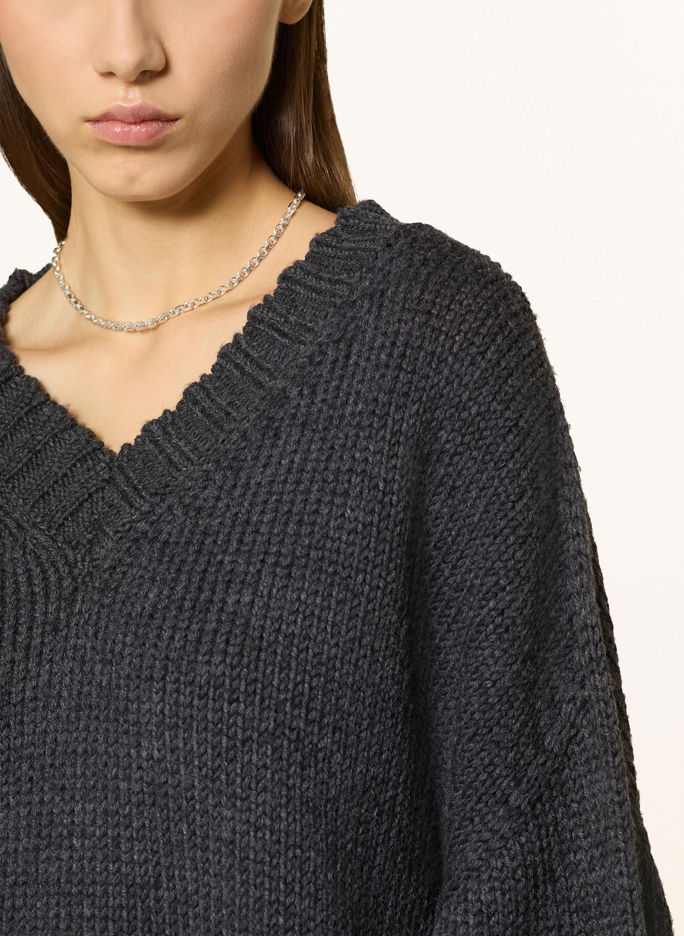 Thumbnail - Black Palms Pullover Vee grau