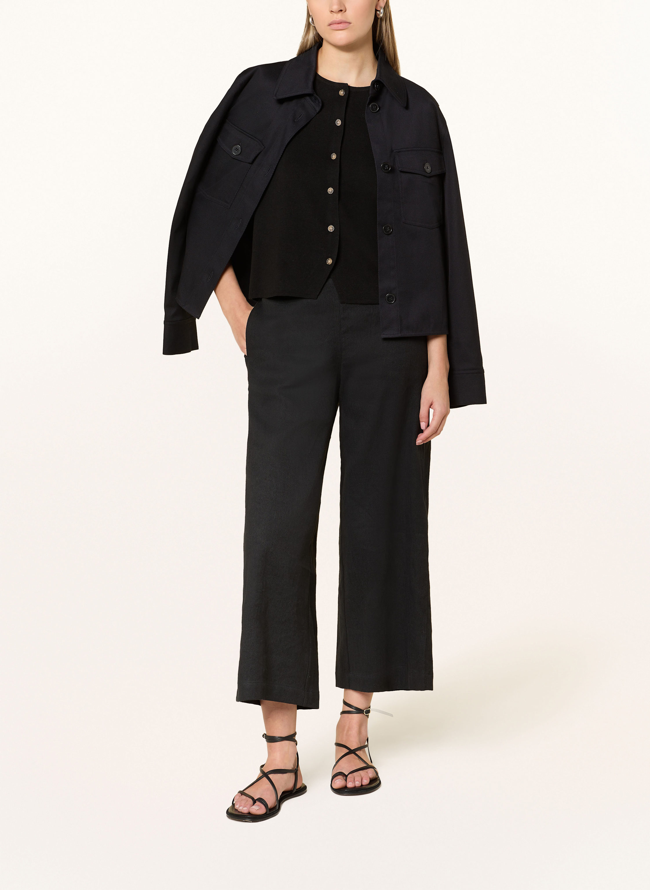 Thumbnail - Whistles Strickjacke Lucy schwarz