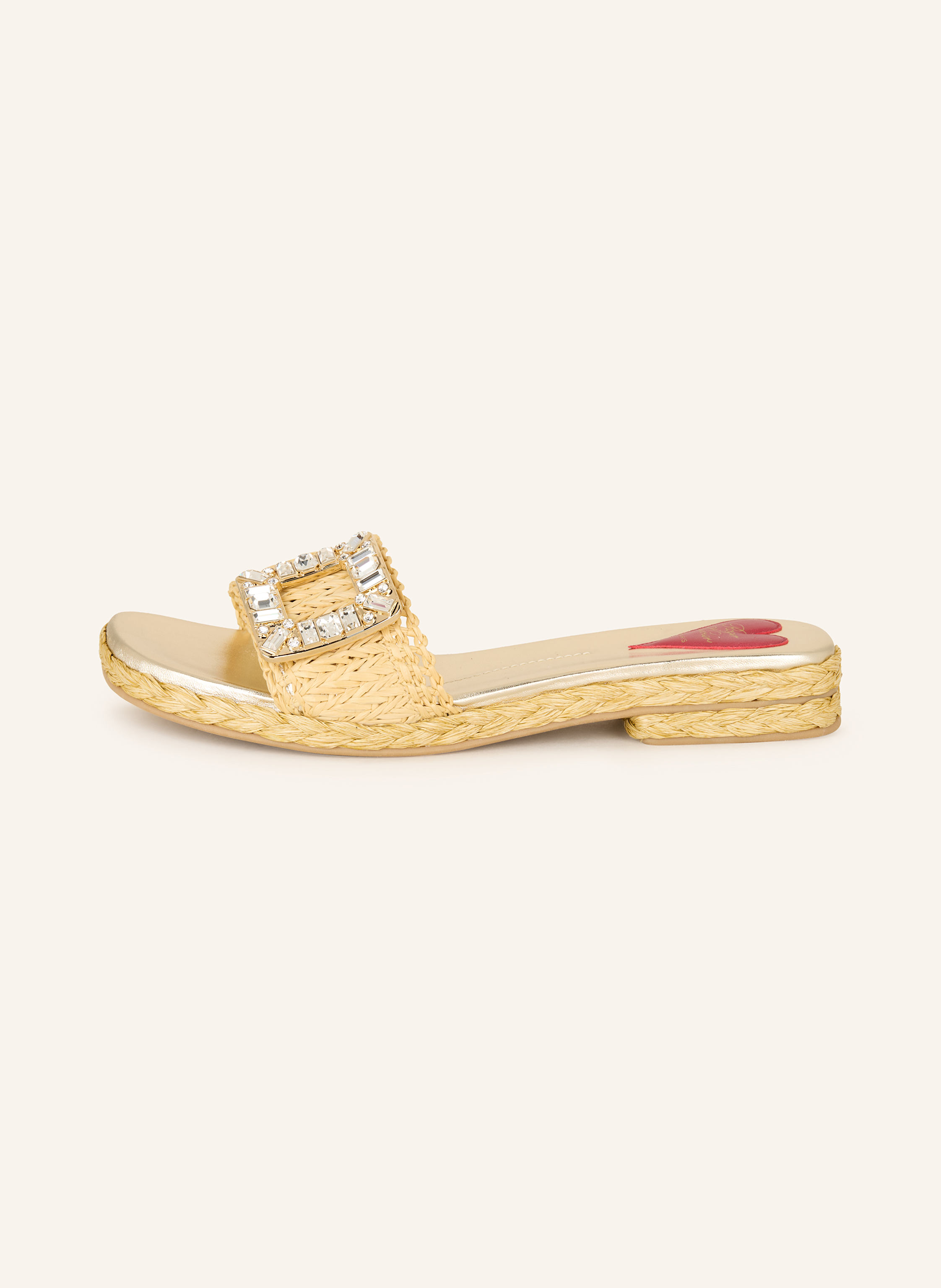 Thumbnail - Roger Vivier Pantoletten beige