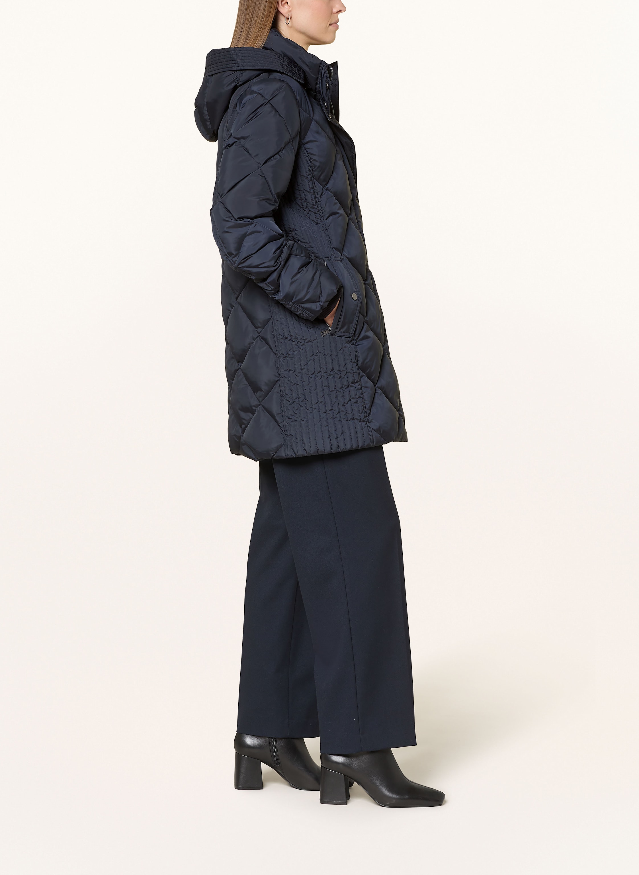 Thumbnail - Fuchs Schmitt Steppjacke Mit Abnehmbarer Kapuze blau