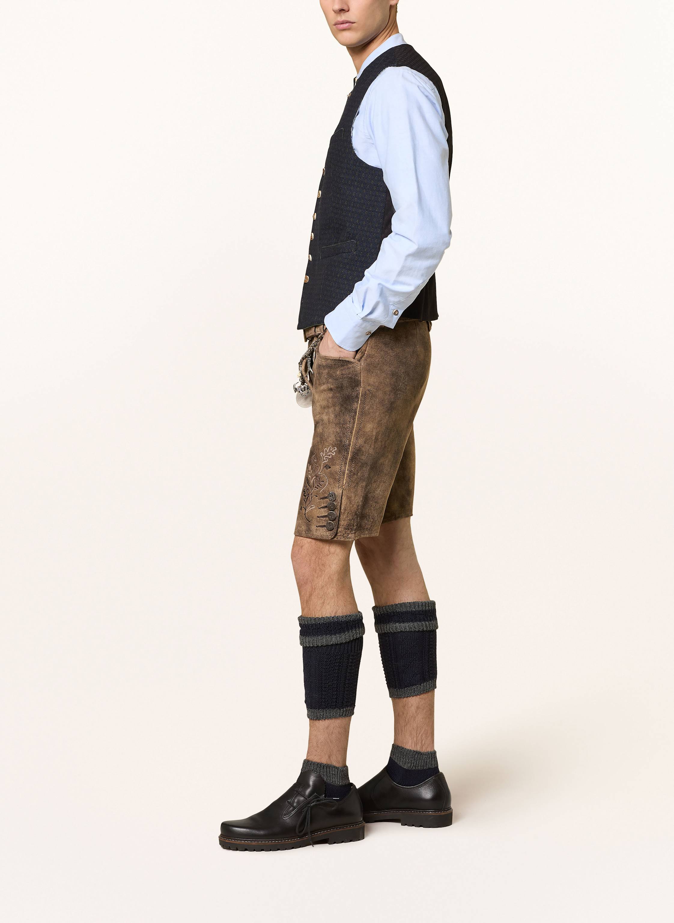 Thumbnail - Spieth & Wensky Trachten-Lederhose Feistritz braun