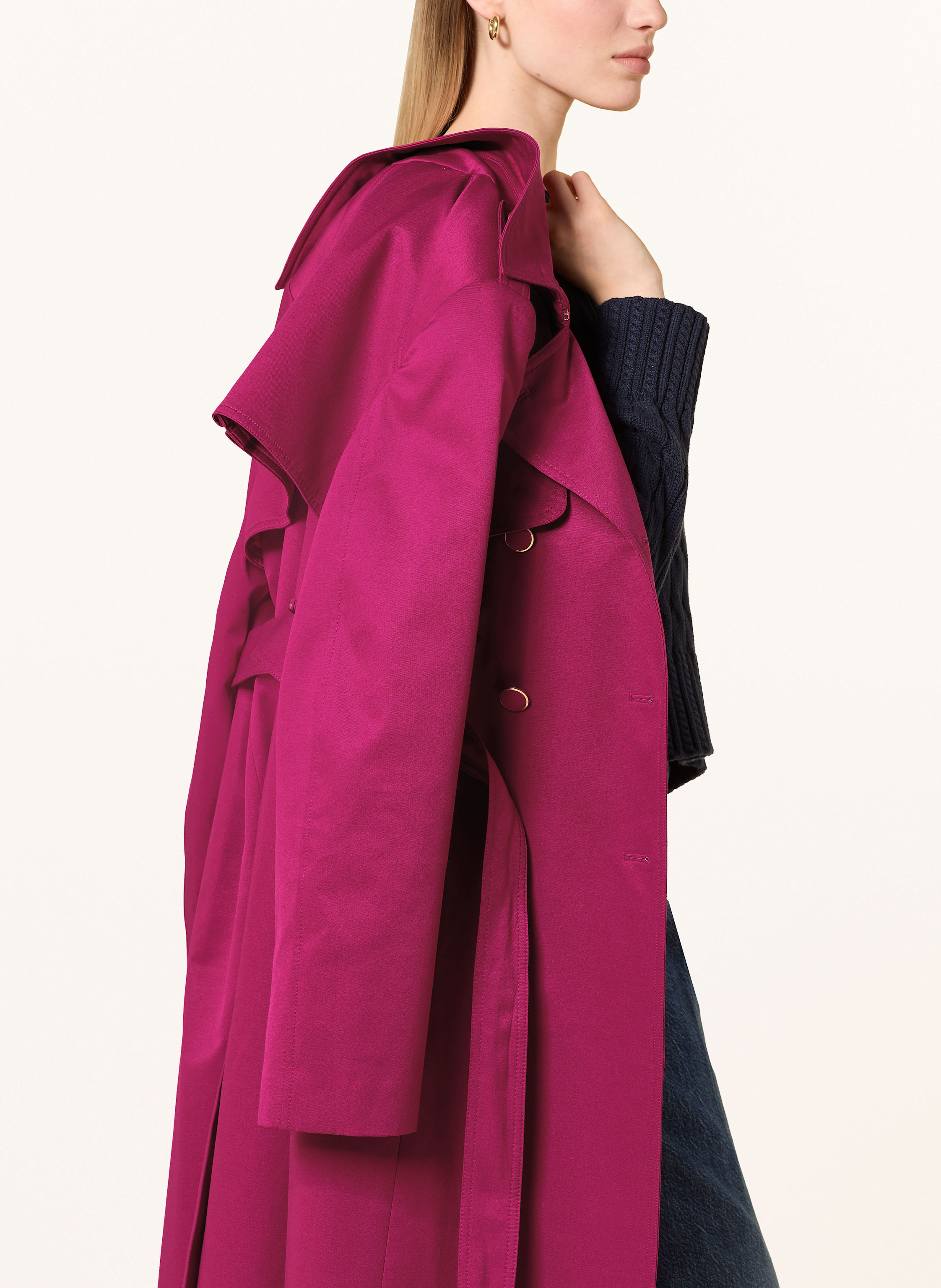 Thumbnail - Phase Eight Trenchcoat Cheryl pink