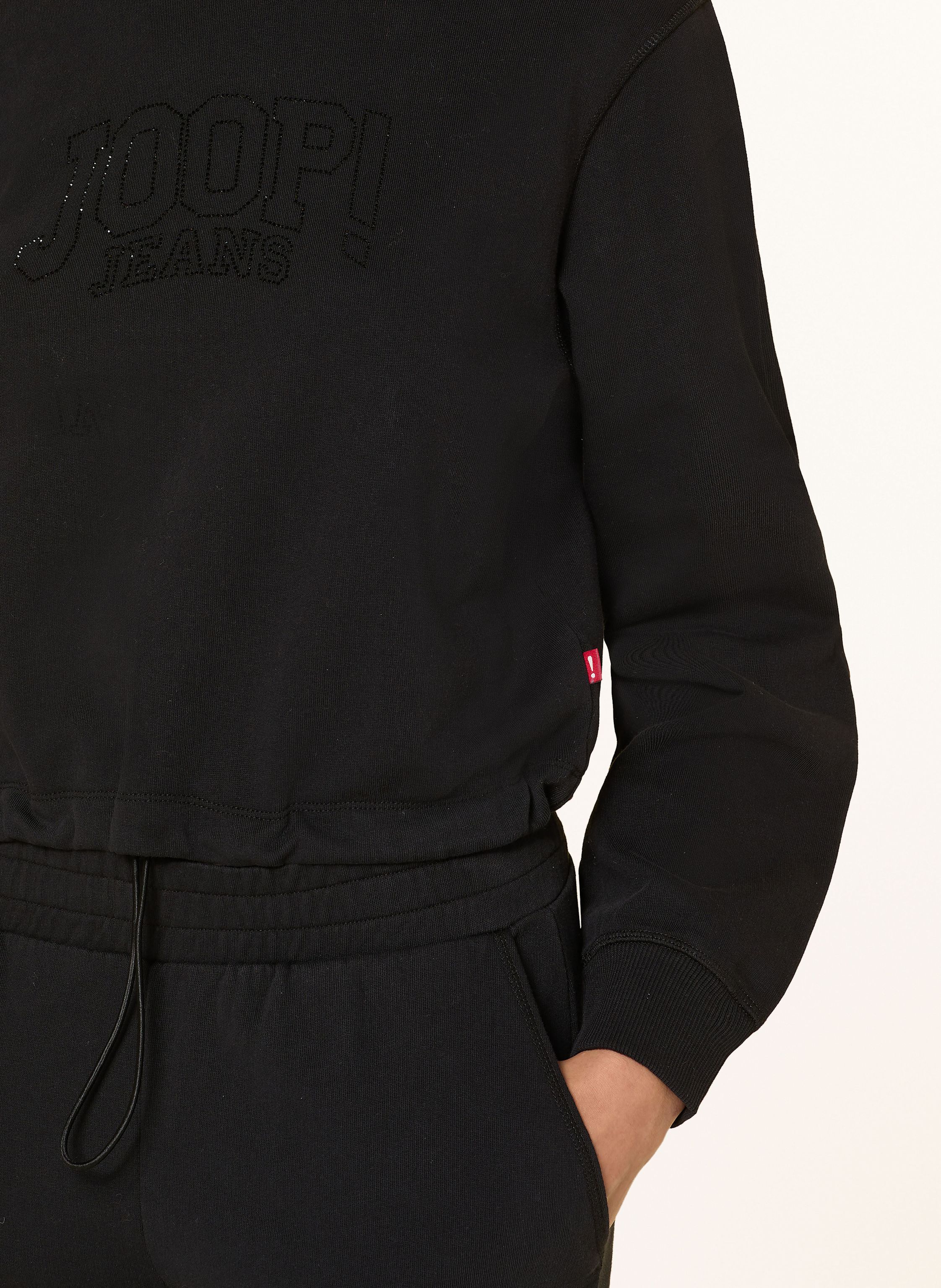 Thumbnail - Joop! Jeans Sweatshirt Mit Schmucksteinen schwarz
