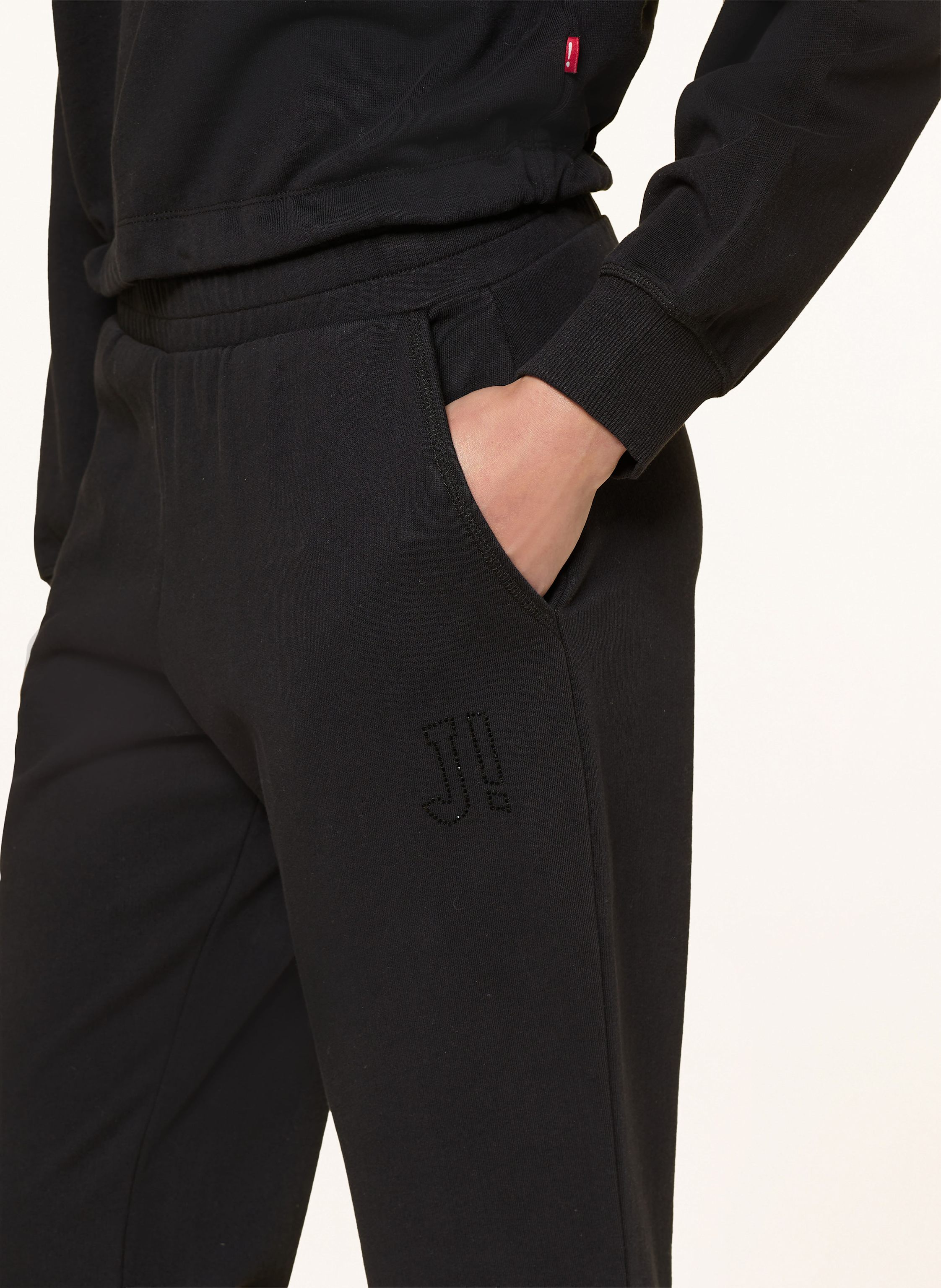Thumbnail - Joop! Jeans Sweatpants Mit Schmucksteinen schwarz