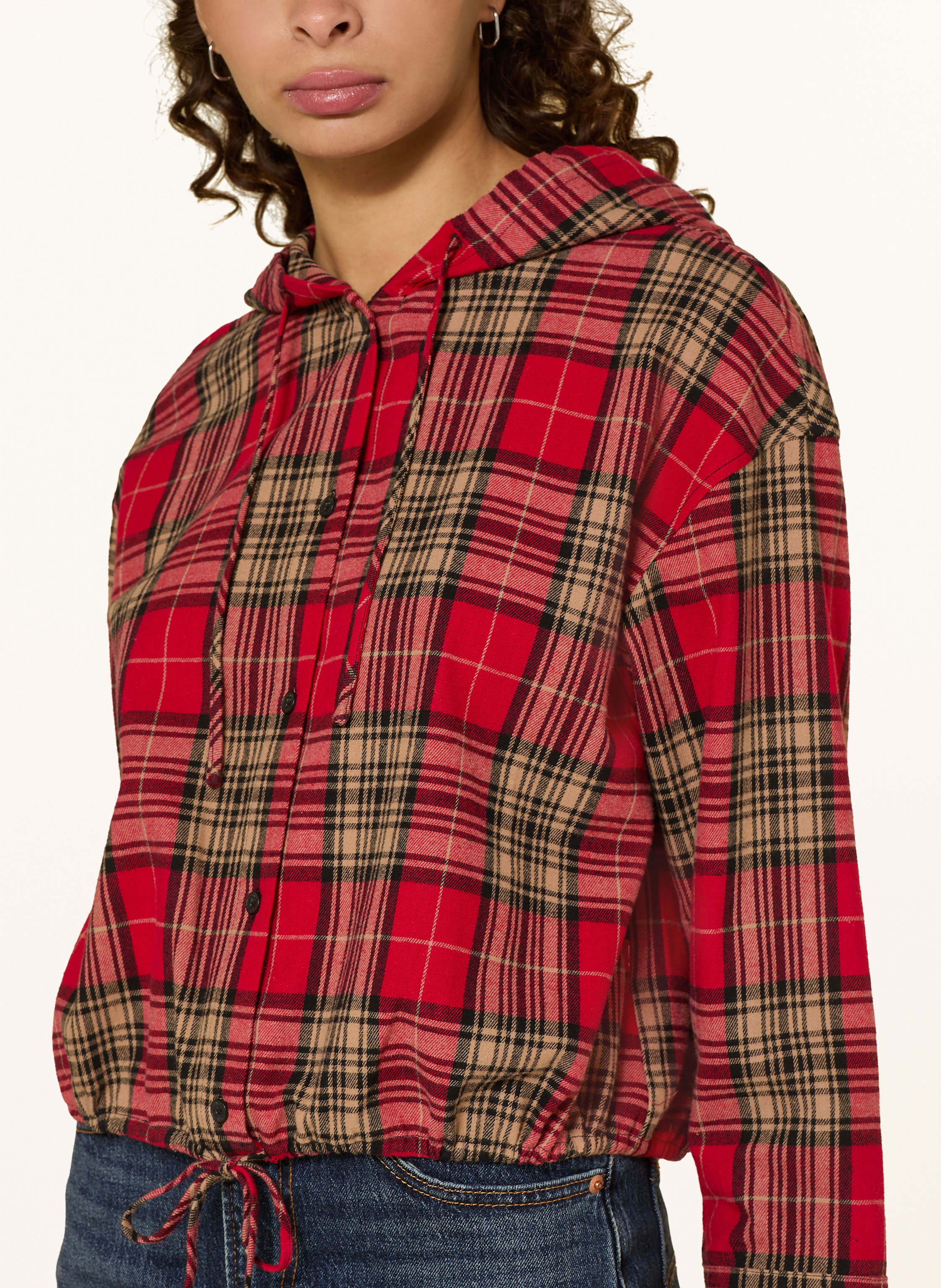 Thumbnail - Joop! Jeans Flanelljacke Bridget rot