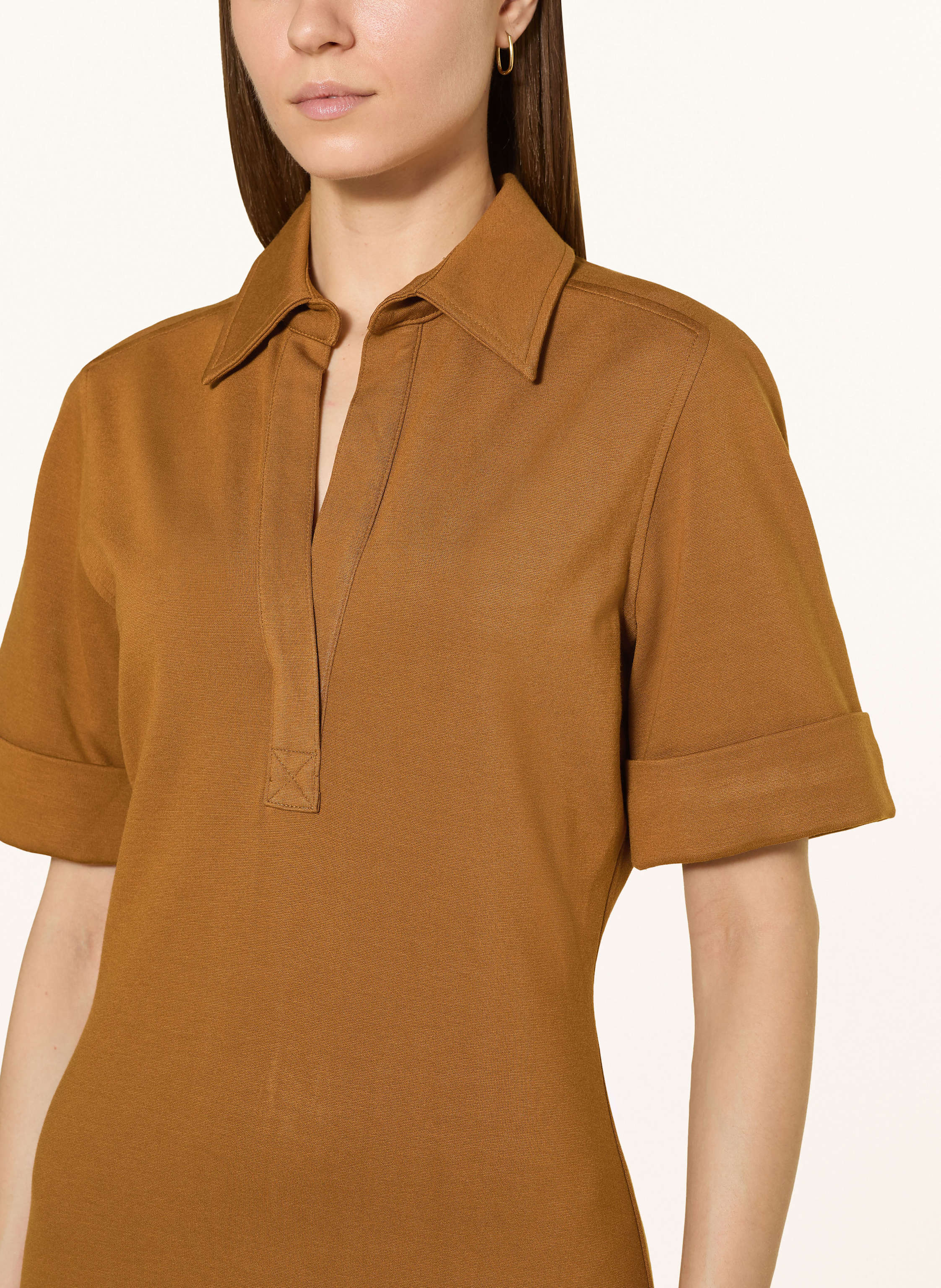 Thumbnail - Reiss Hemdblusenkleid Astrid braun