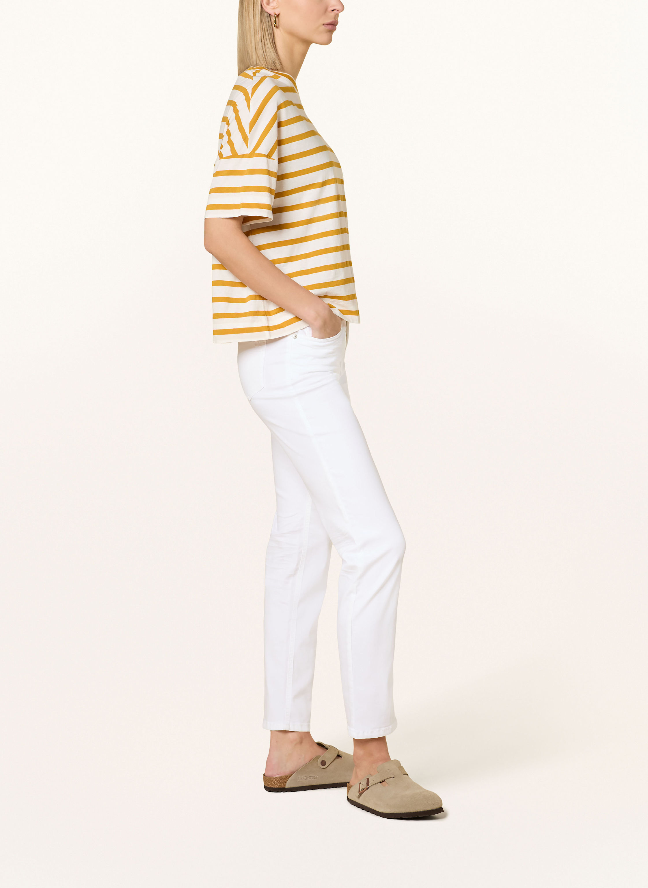 Thumbnail - Opus Pants Straight Jeans Melly Base weiss