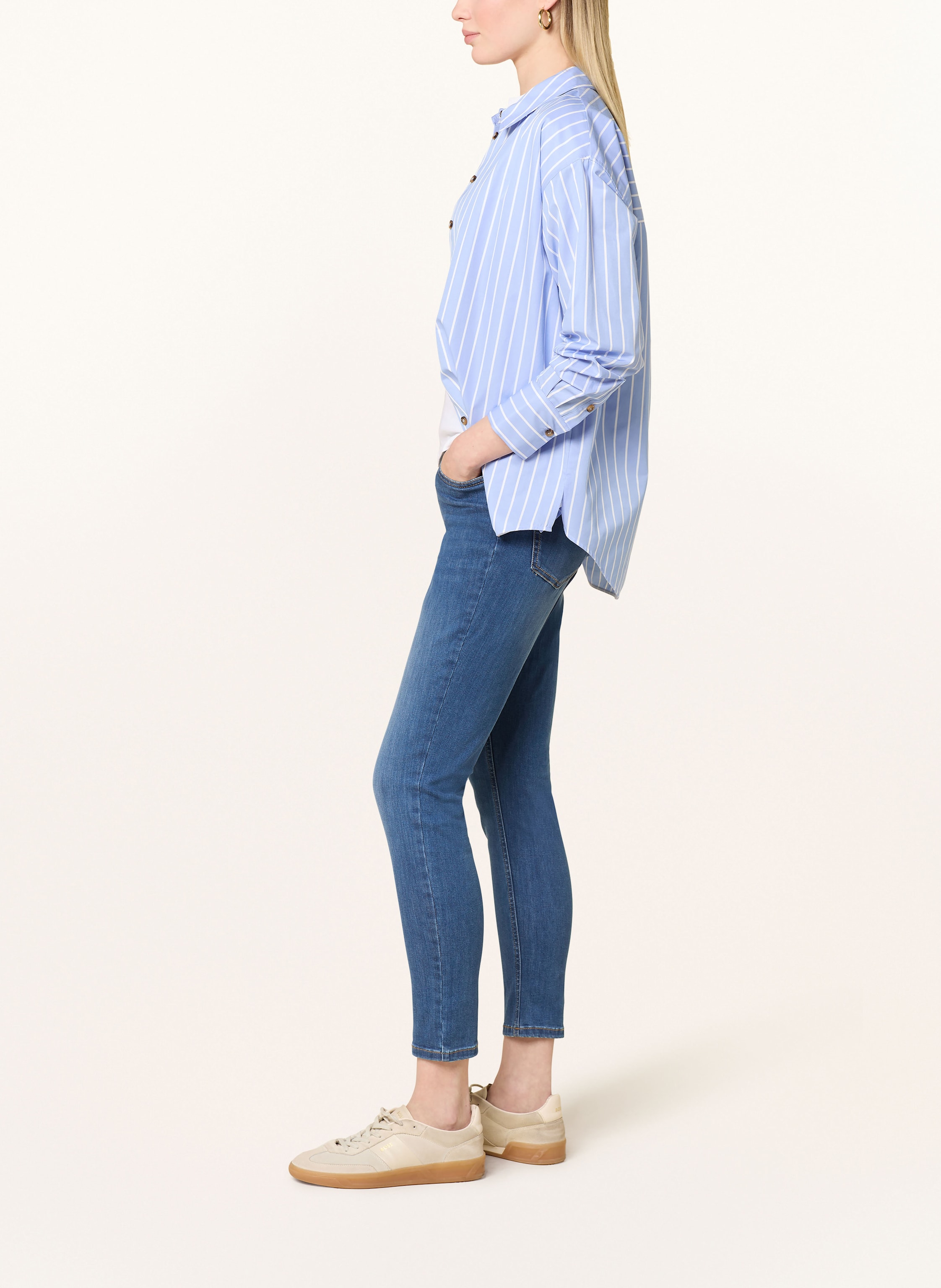 Thumbnail - Opus Pants Skinny Jeans Enja Ease blau