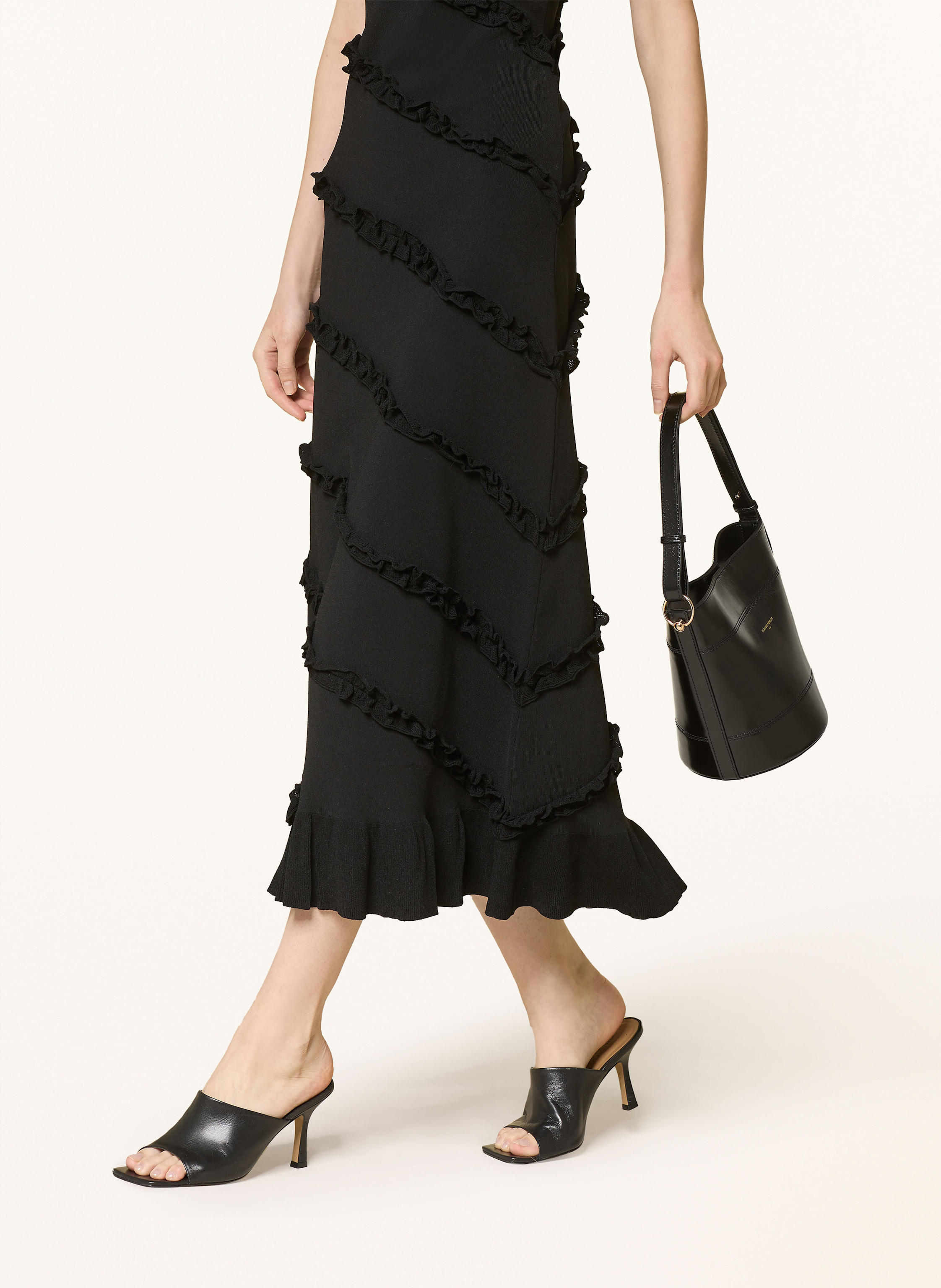 Thumbnail - Claudie Pierlot Jerseykleid Mircolle schwarz
