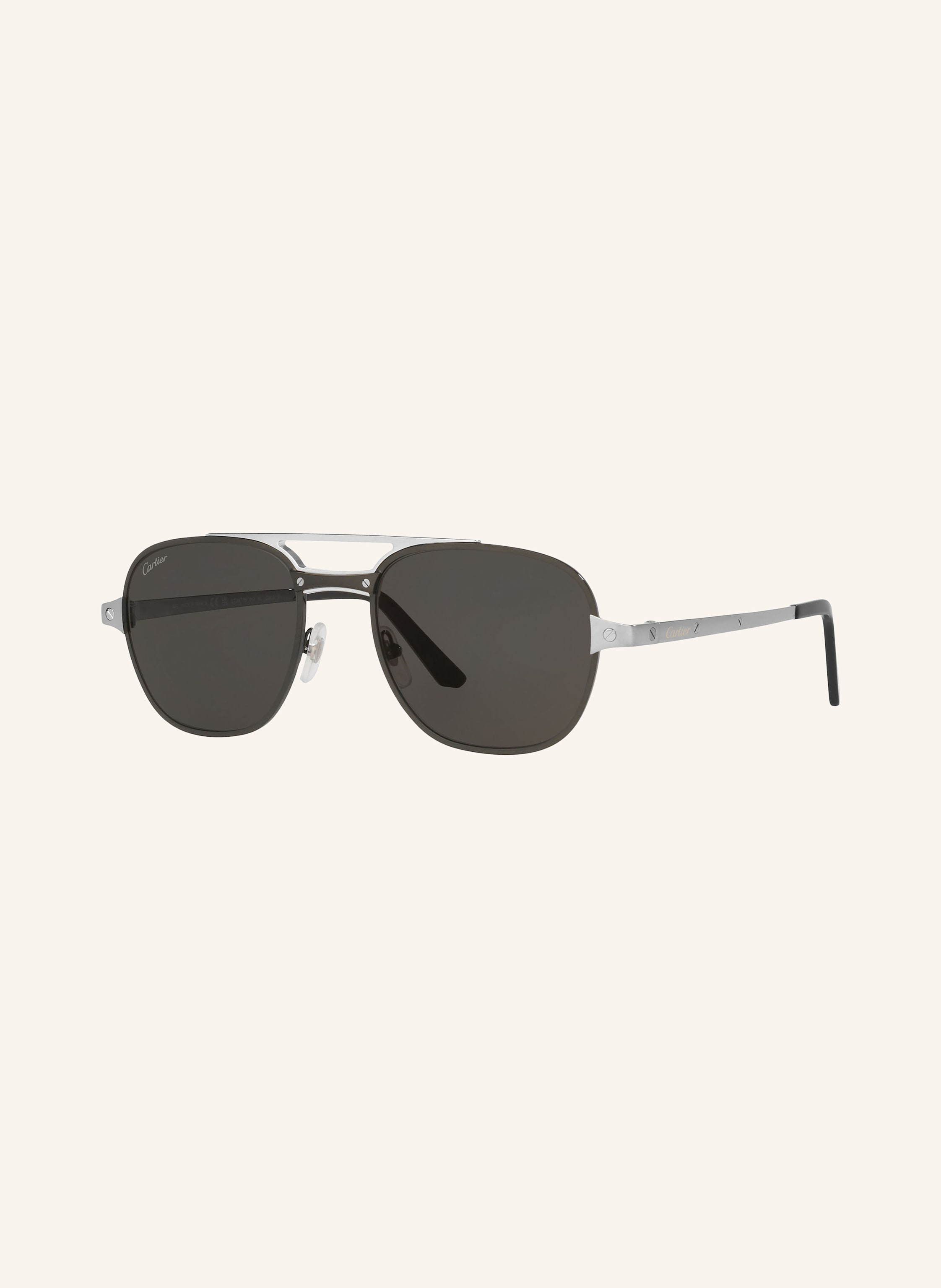 Cartier Cartier Sonnenbrille 6L001758 schwarz in 1100L1 - SCHWARZ/ DUNKELGRAU
