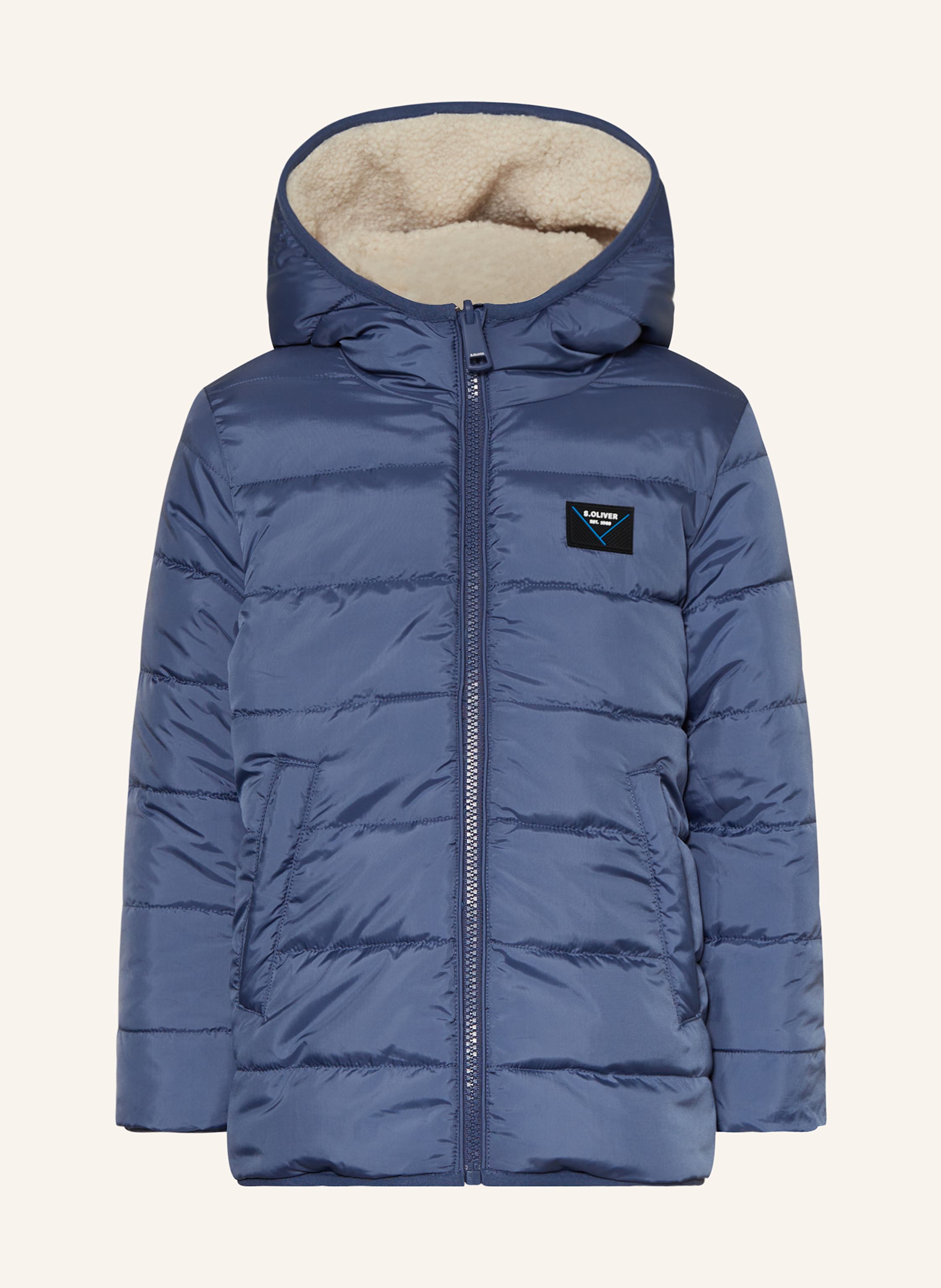 Thumbnail - S.Oliver Red Teddyfell-Jacke blau