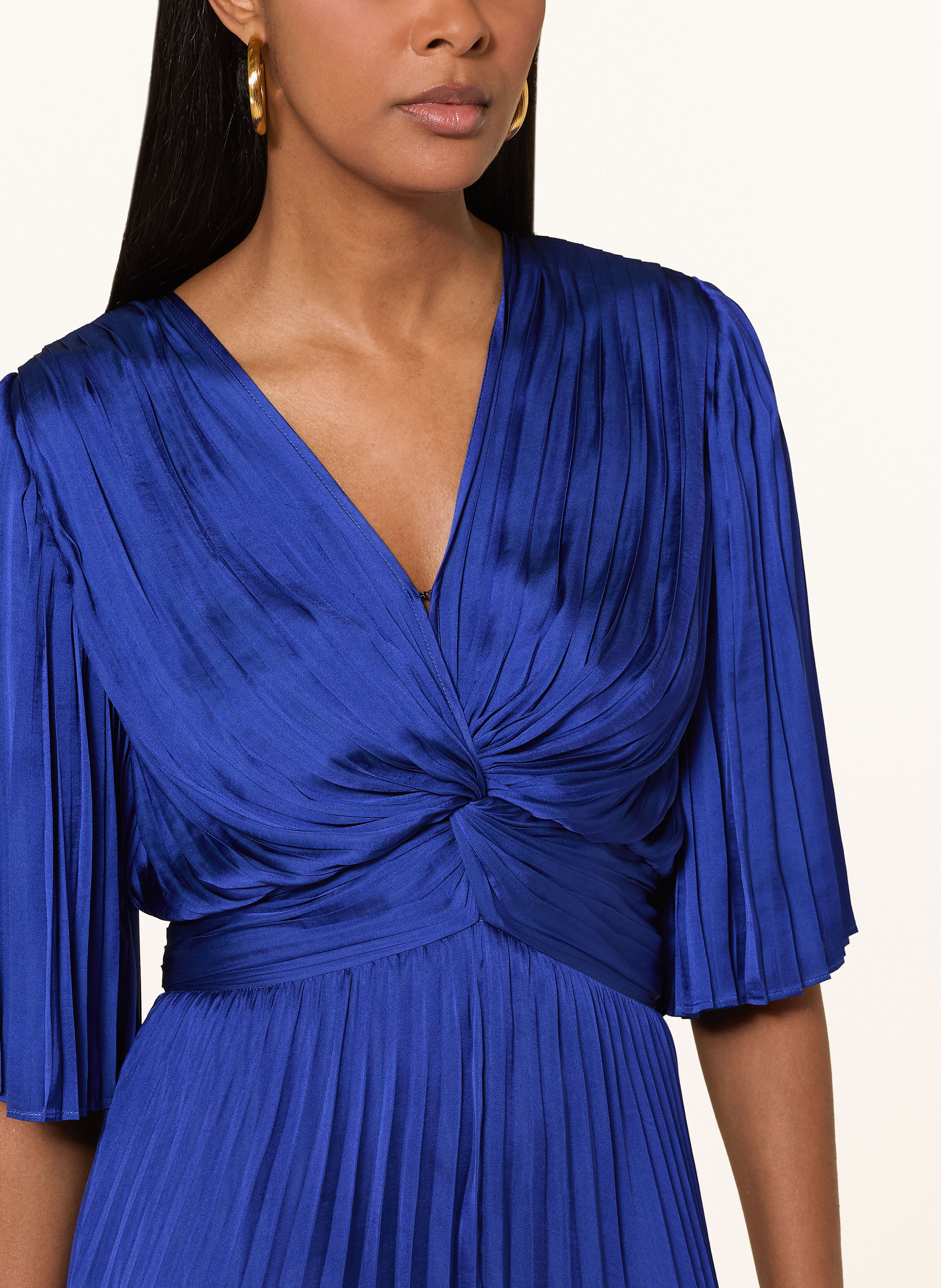 Thumbnail - Joseph Ribkoff Plisseekleid Aus Satin blau