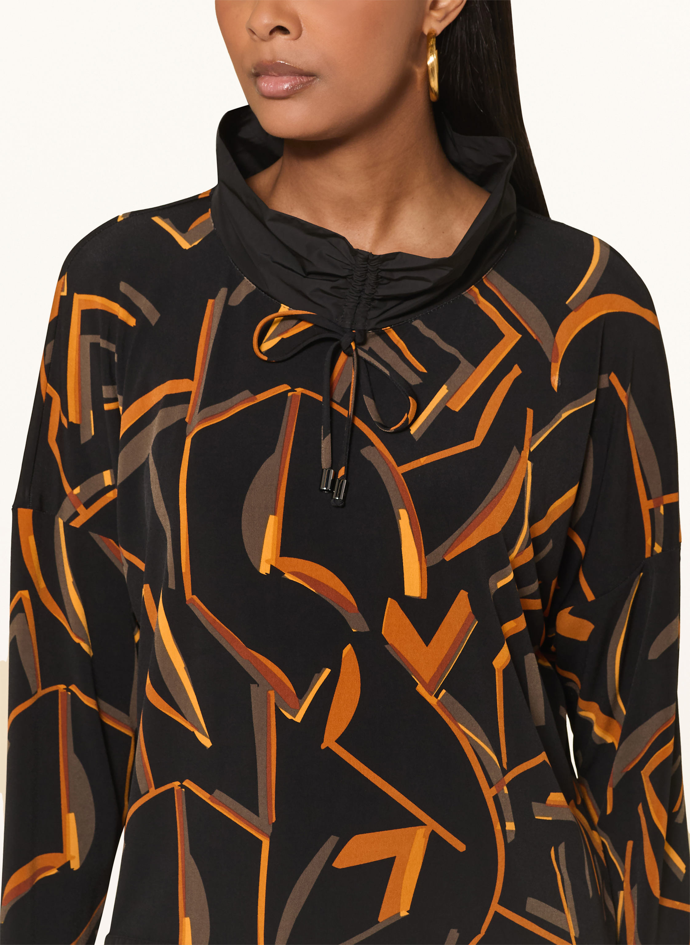 Thumbnail - Joseph Ribkoff Longsleeve Im Materialmix schwarz