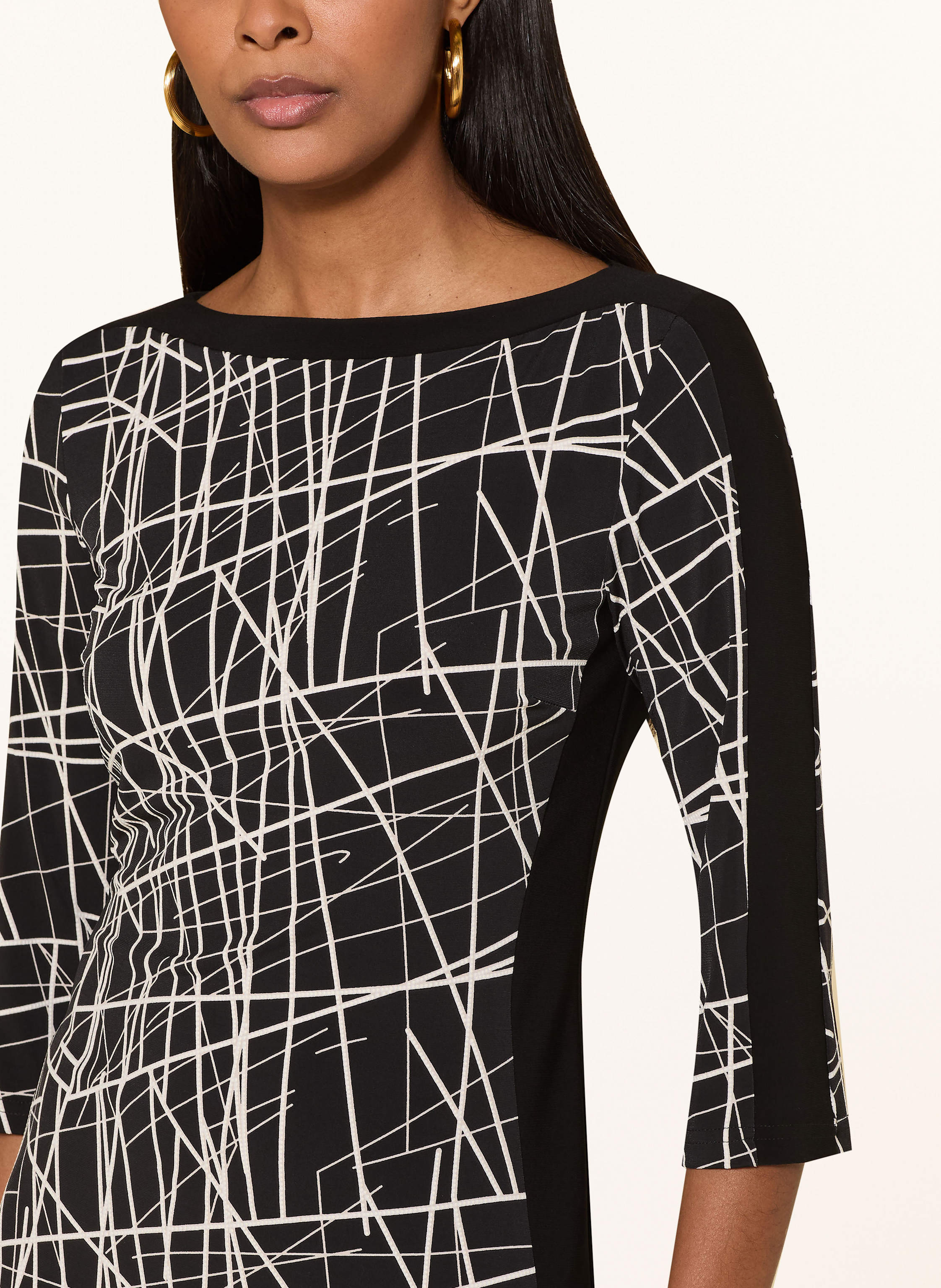 Thumbnail - Joseph Ribkoff Etuikleid Mit 3/4-Arm schwarz